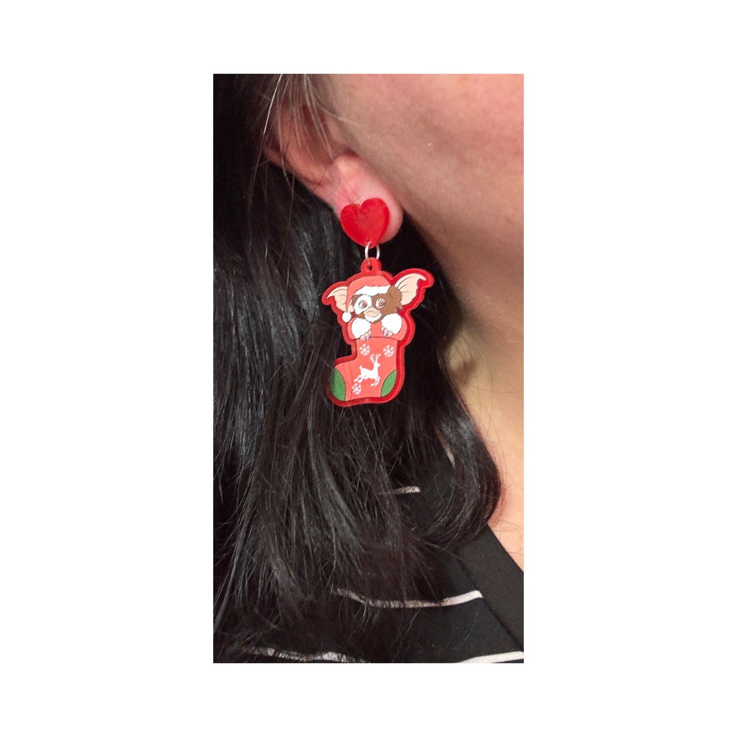 Holiday Gremlin Drop Earrings