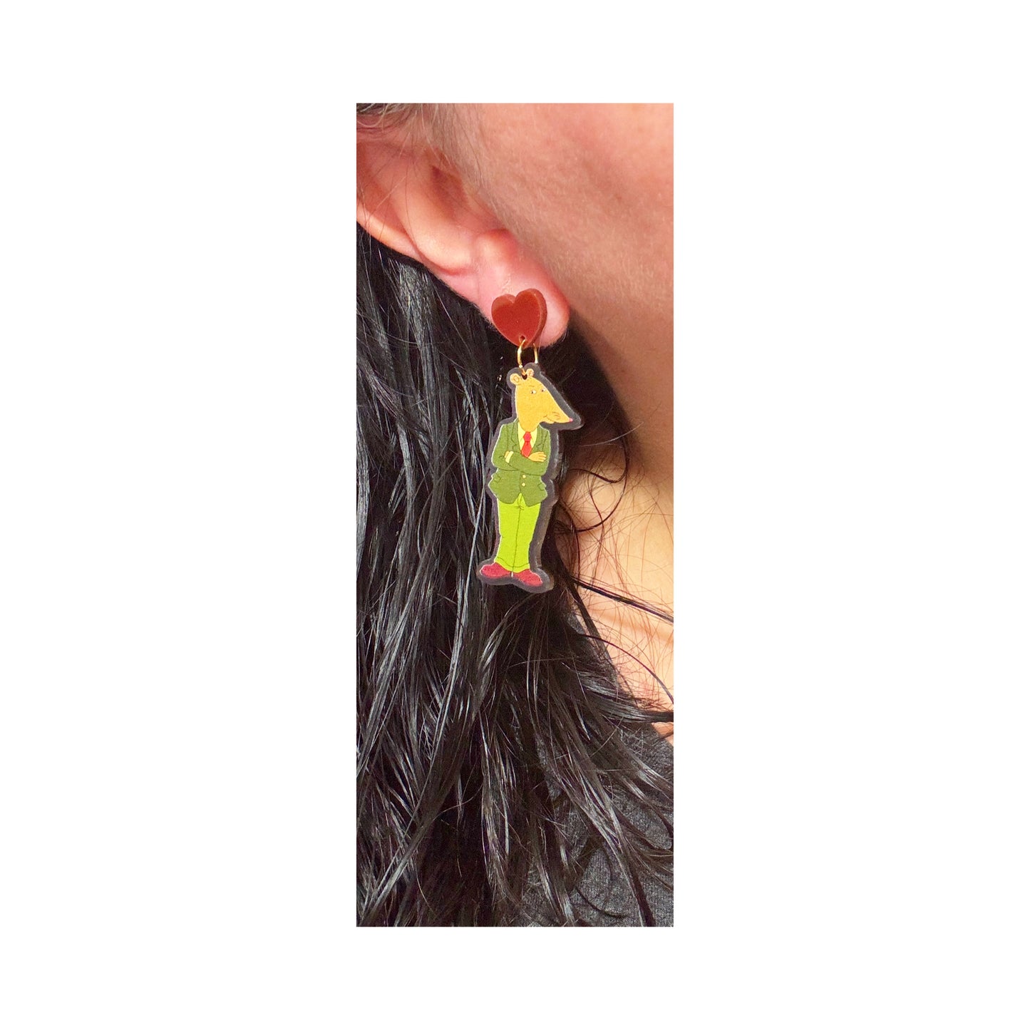 Mr. Ratburn Drop Earrings