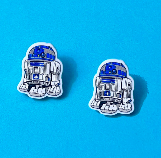 R2 Droid Post Earrings
