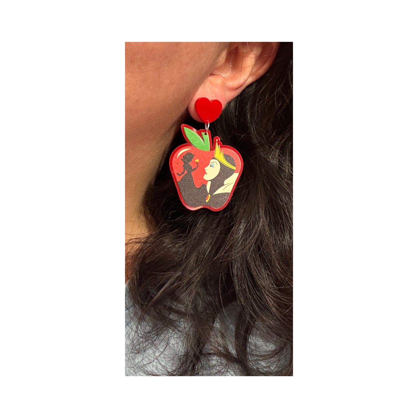 Snow & Queen Apple Drop Earrings