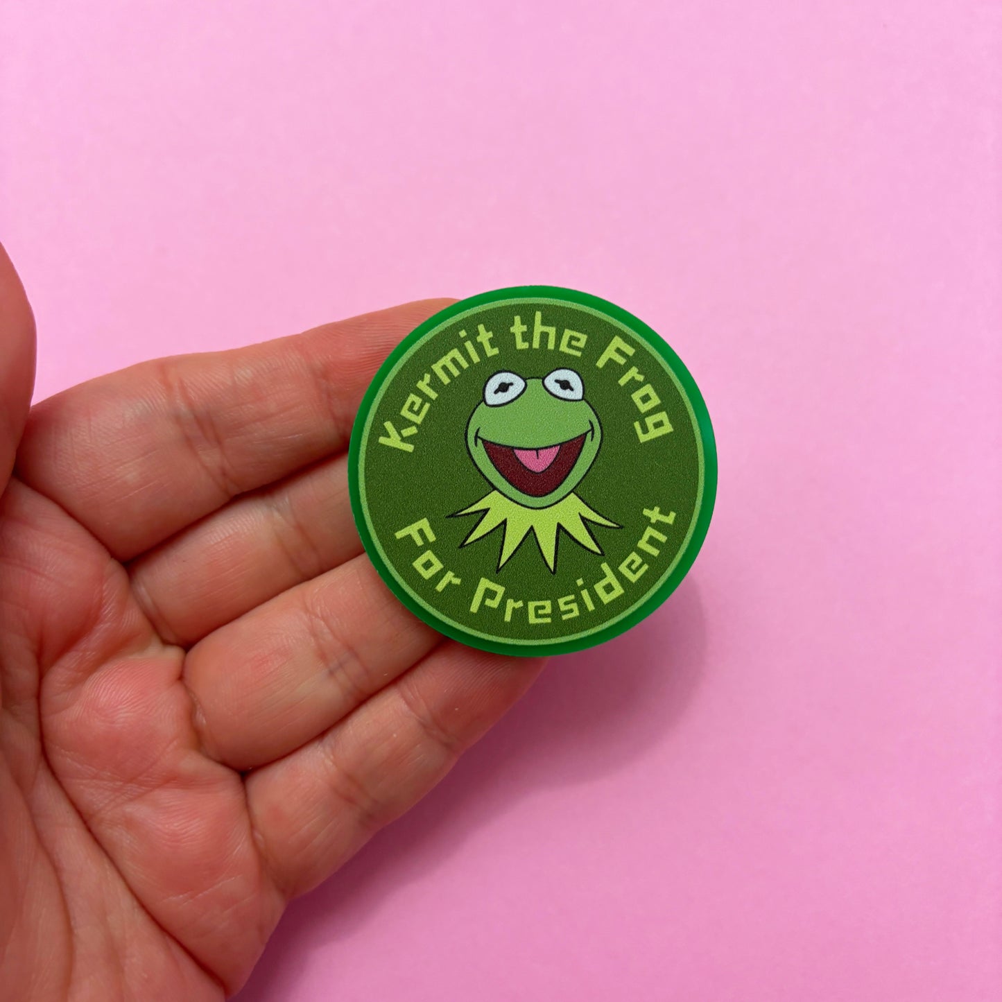 Kermie For President Pin