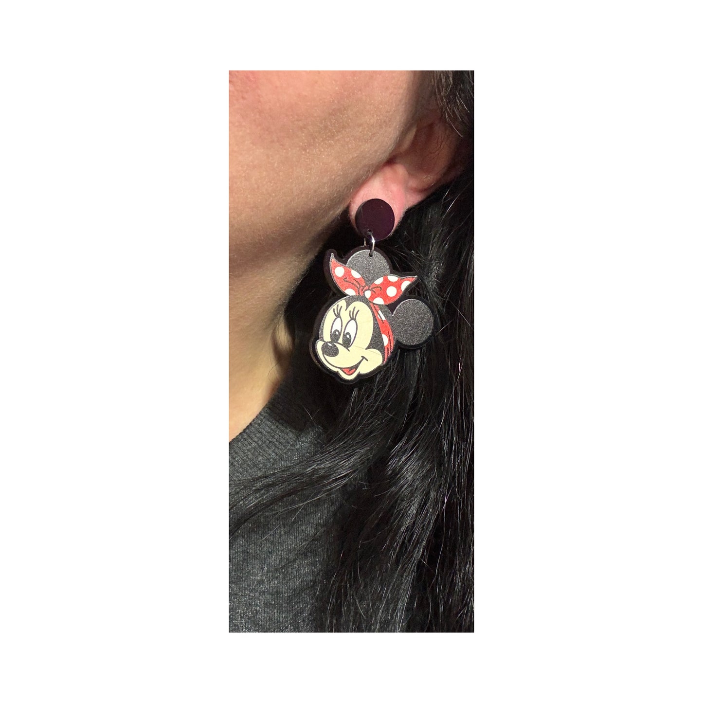 Riveter Mouse Drop Earrings
