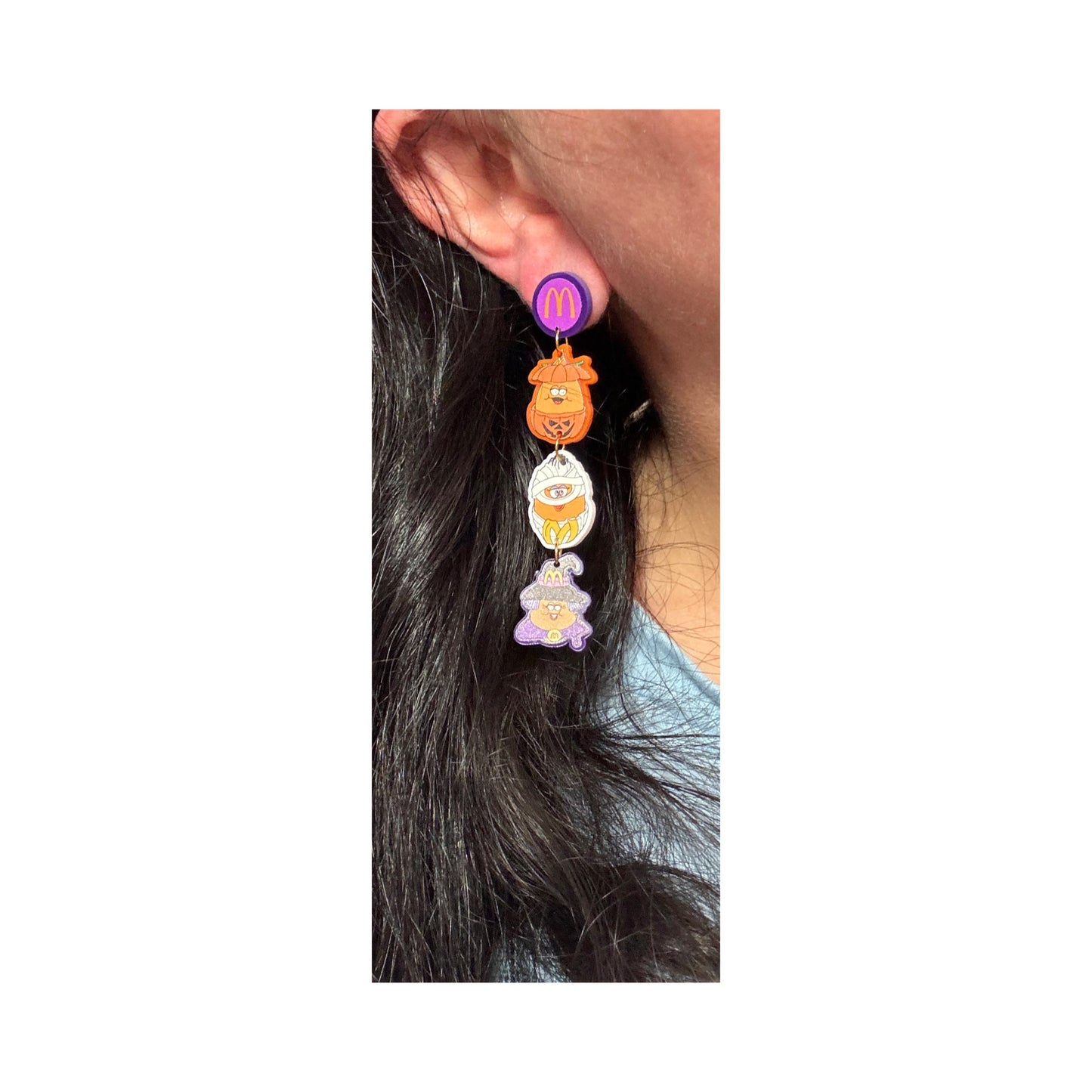 Halloween Nuggets Drop Earrings