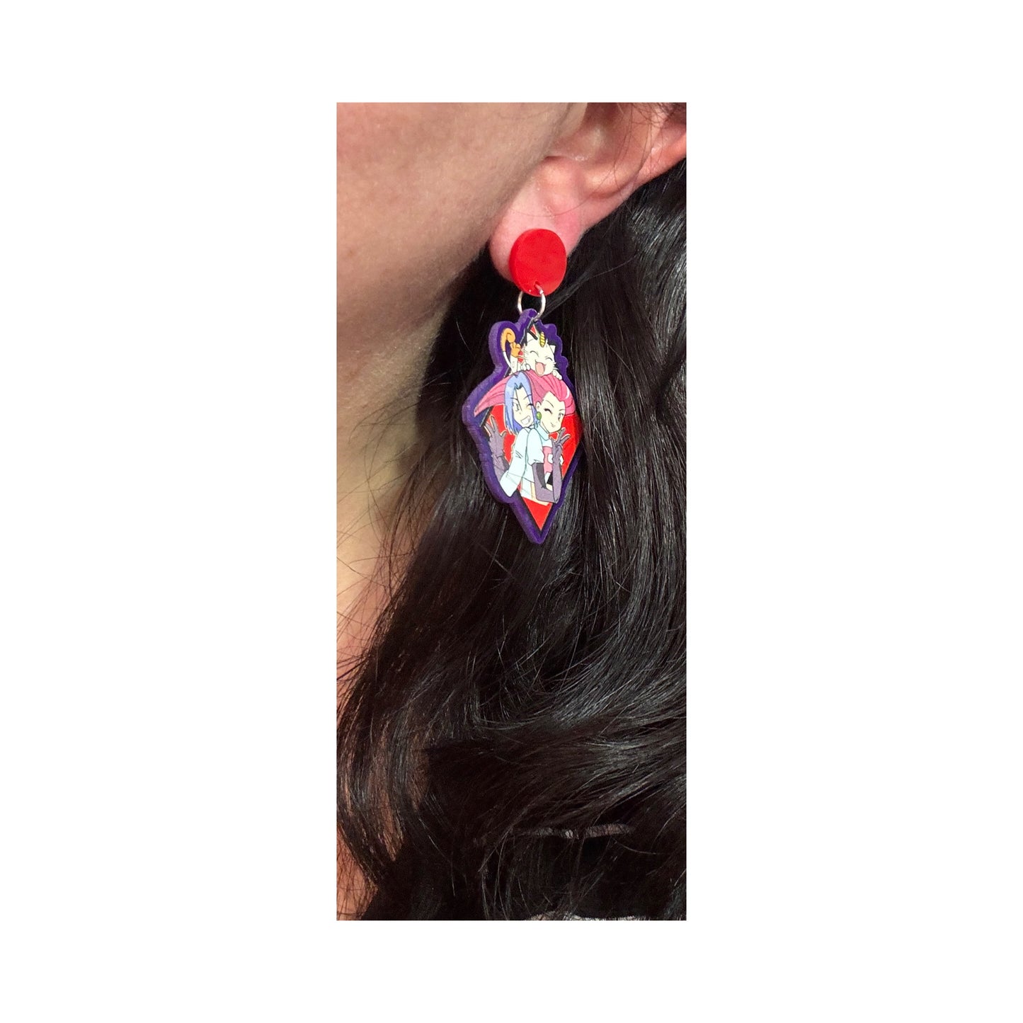 Team Rocket Drop Earrings