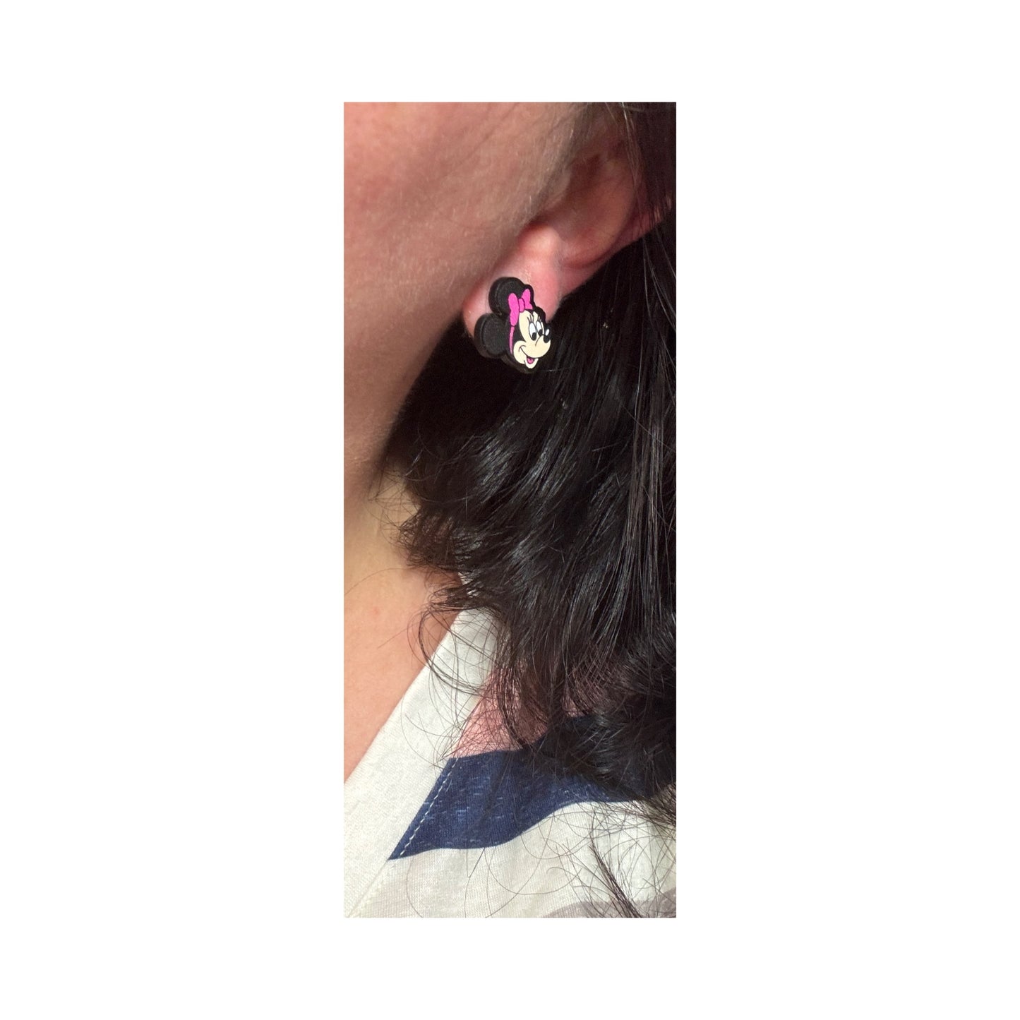 70s Mouse Couple Post Earrings
