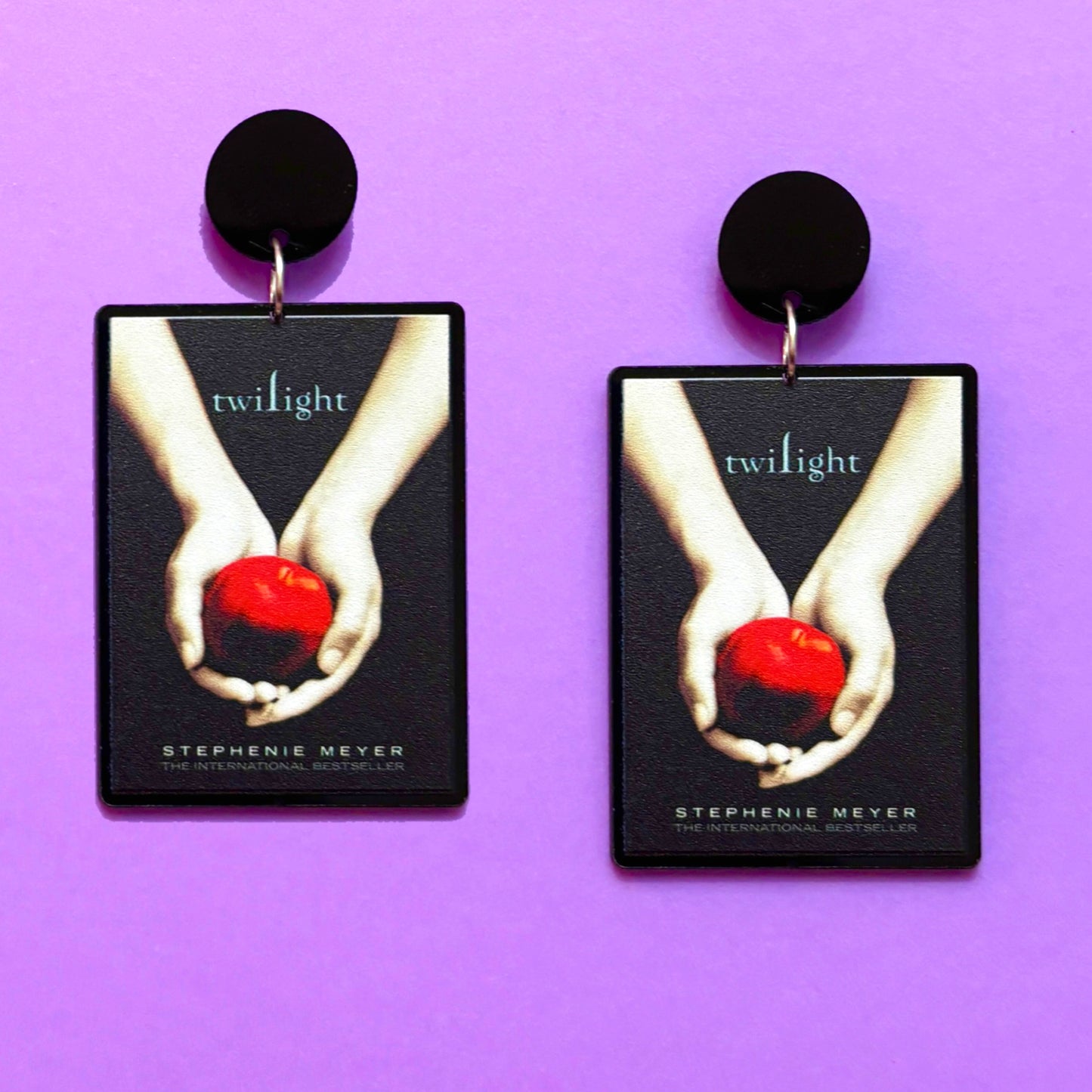 Twilight Book Drop Earrings