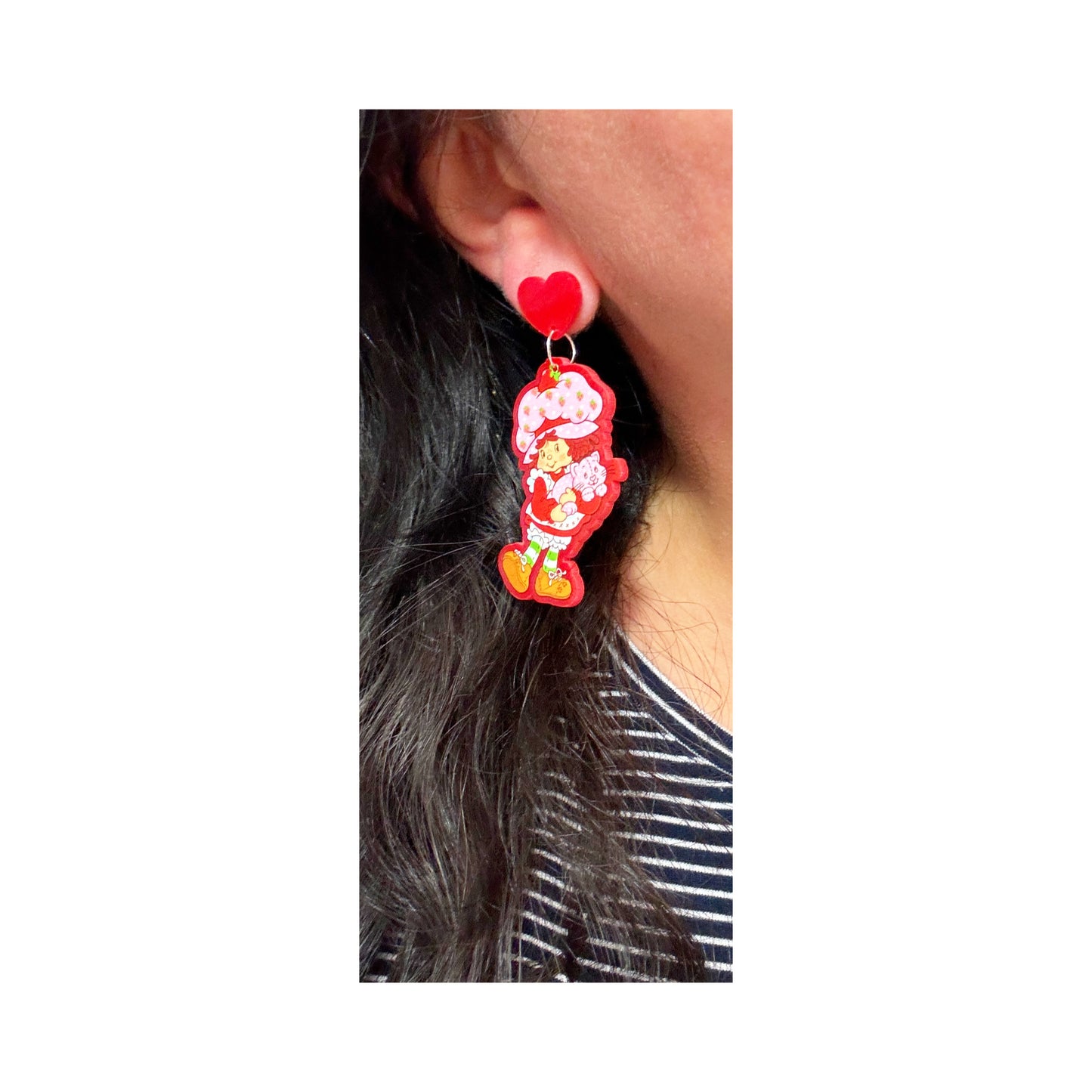 Shortcake Cutie & Kitty Drop Earrings