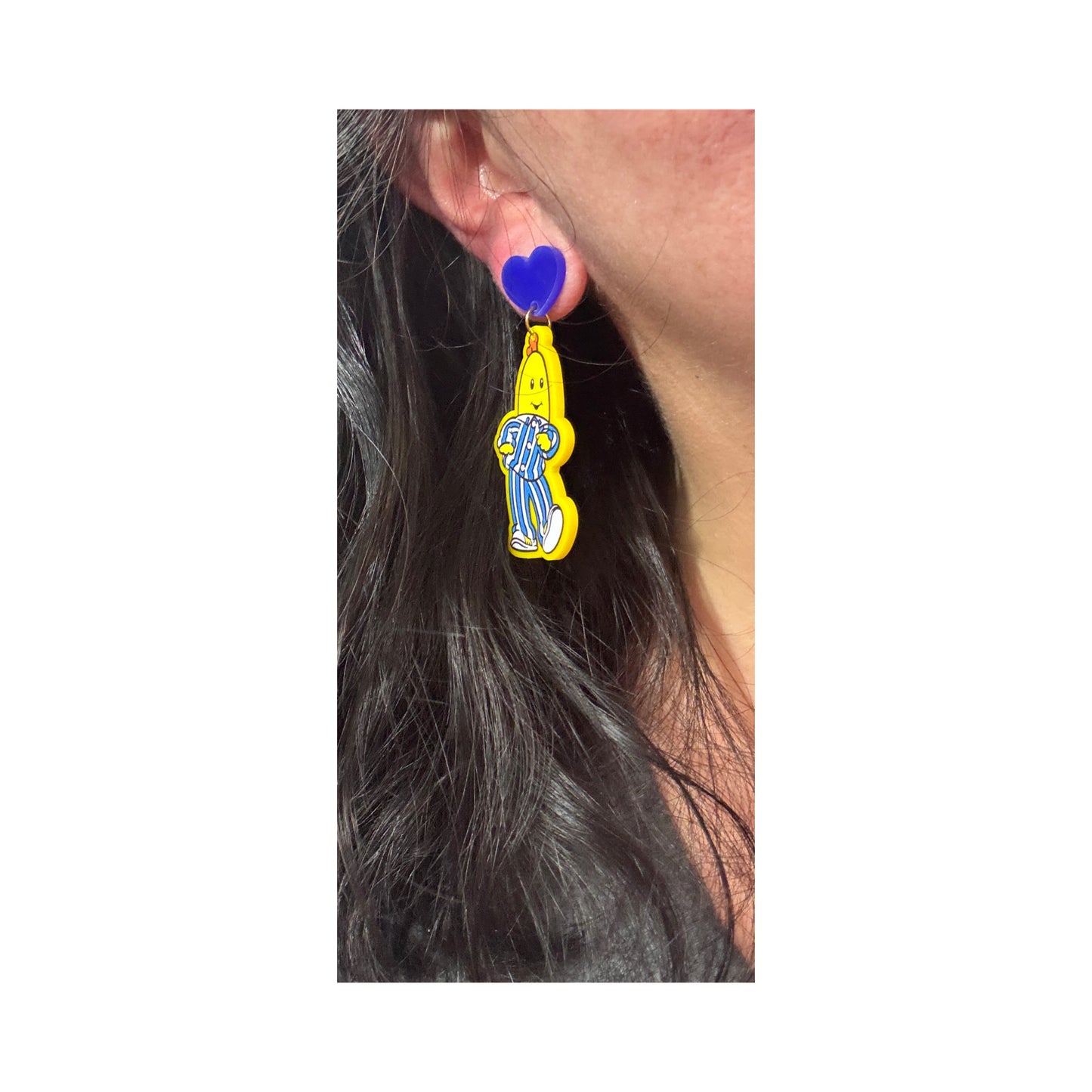 Bananas in Pyjamas Drop Earrings