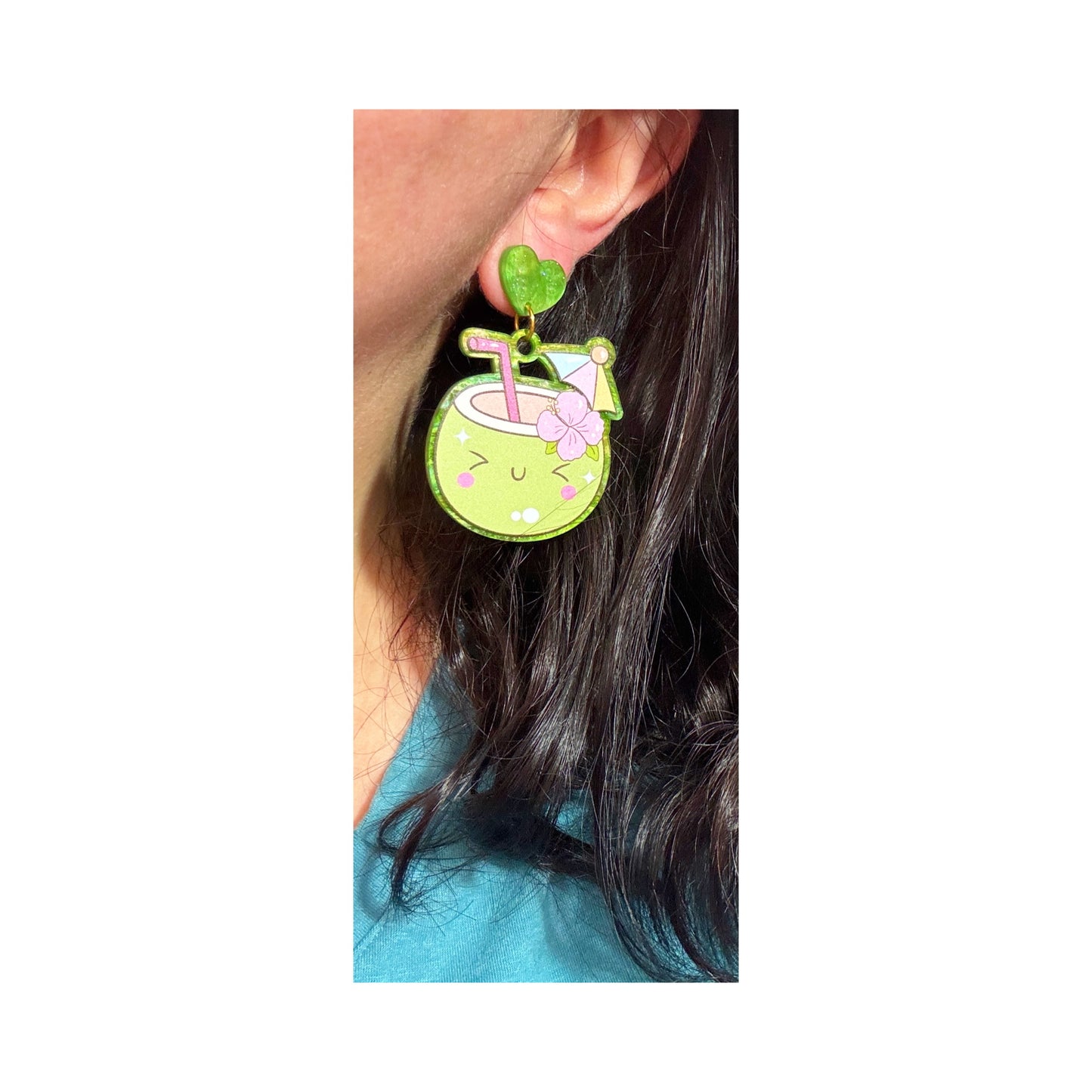 Summer Cocktail Cutie Drop Earrings