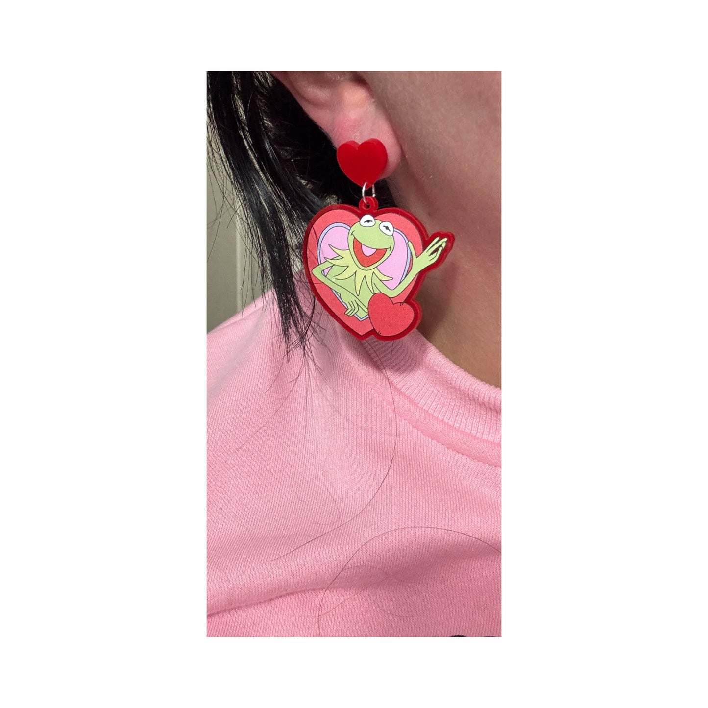 Kermie Valentine Drop Earrings