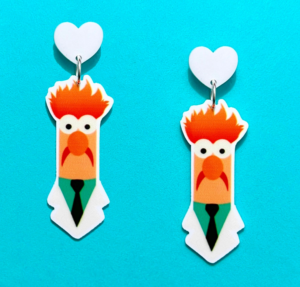 Beaker Inspired Drop Earrings