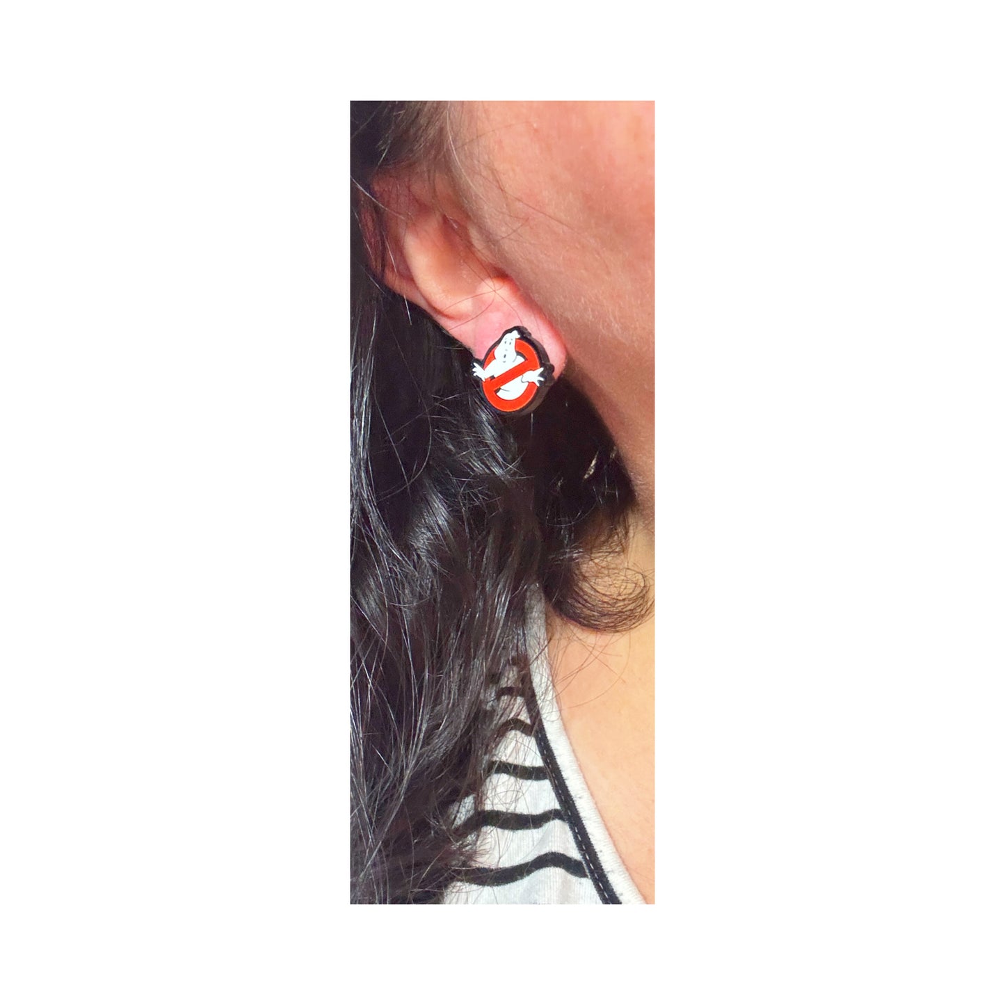 Ghostbuster Post Earrings