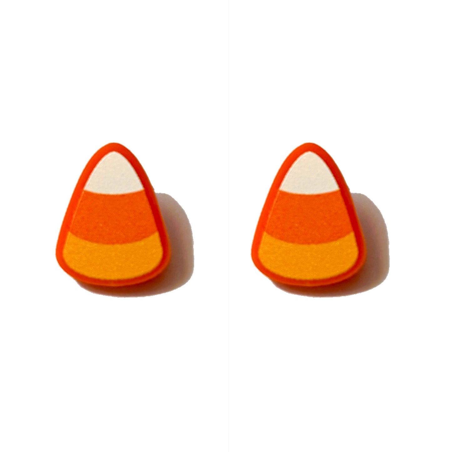 Candy Corn Post Earrings