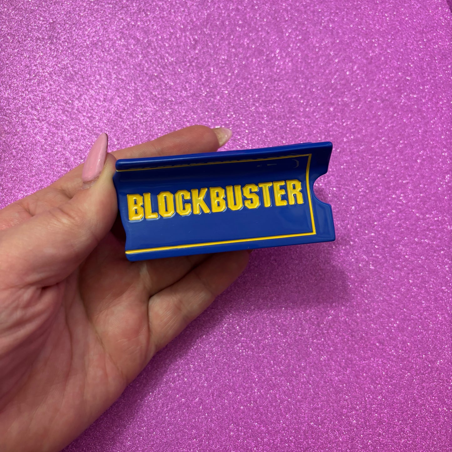 Mini Blockbuster Hair Claw Clip