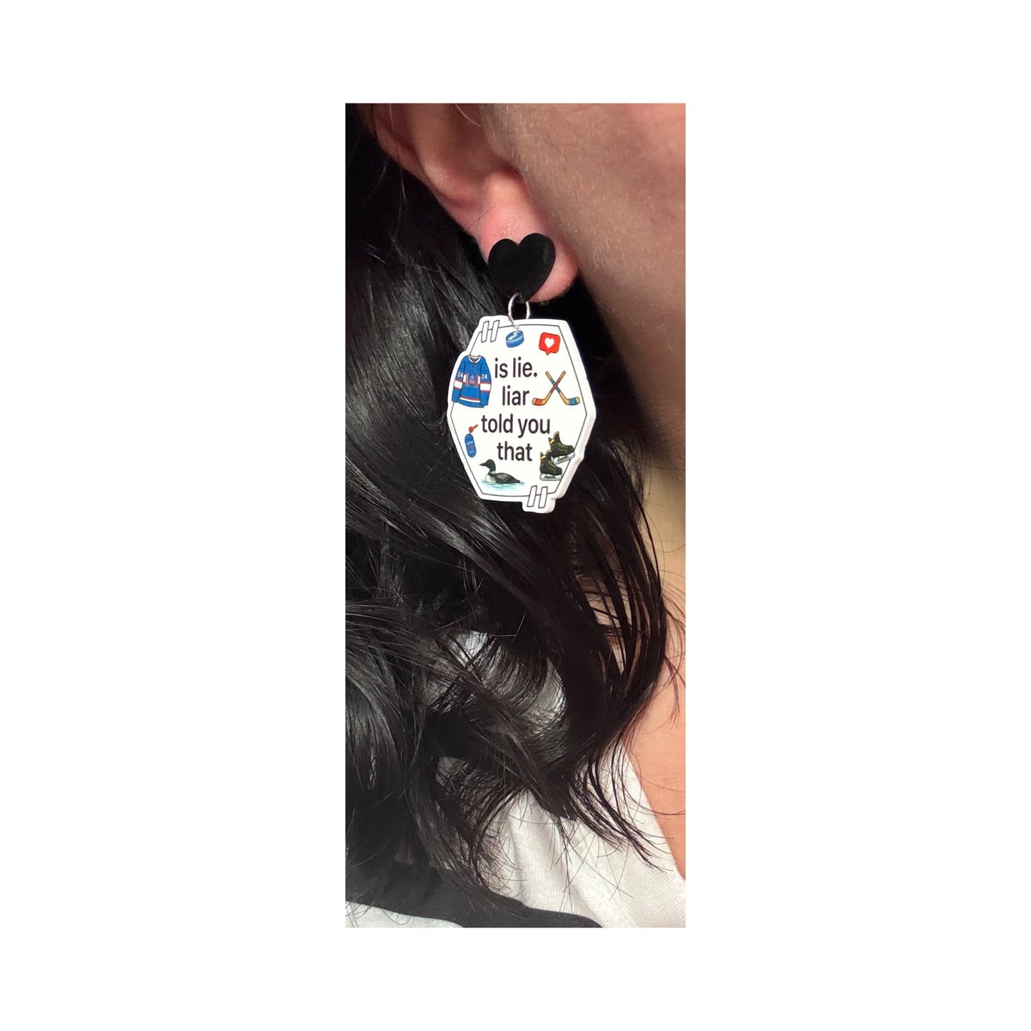 Is Lie/We Didn’t Even Kiss Drop Earrings