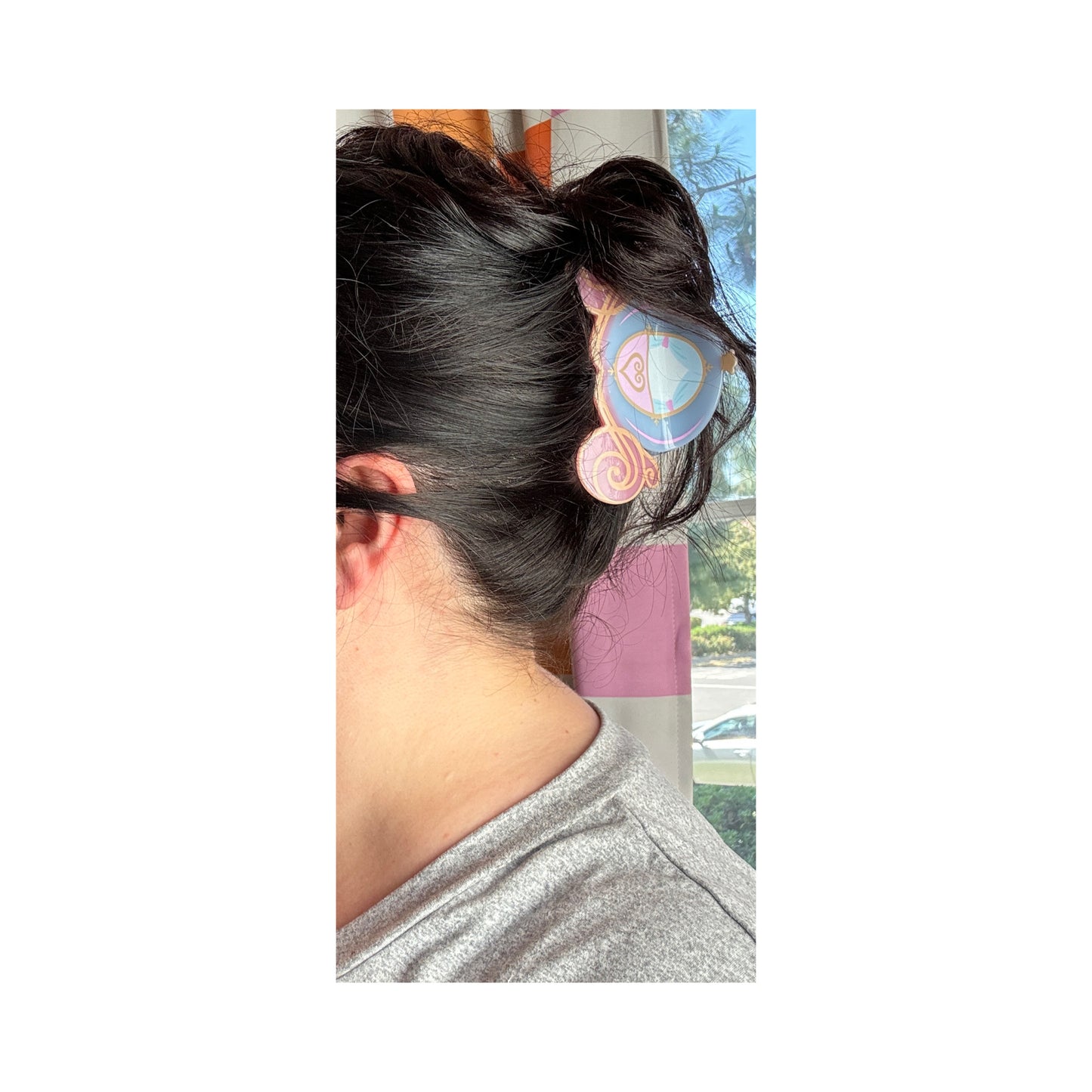 Princess Carriage Claw Clip