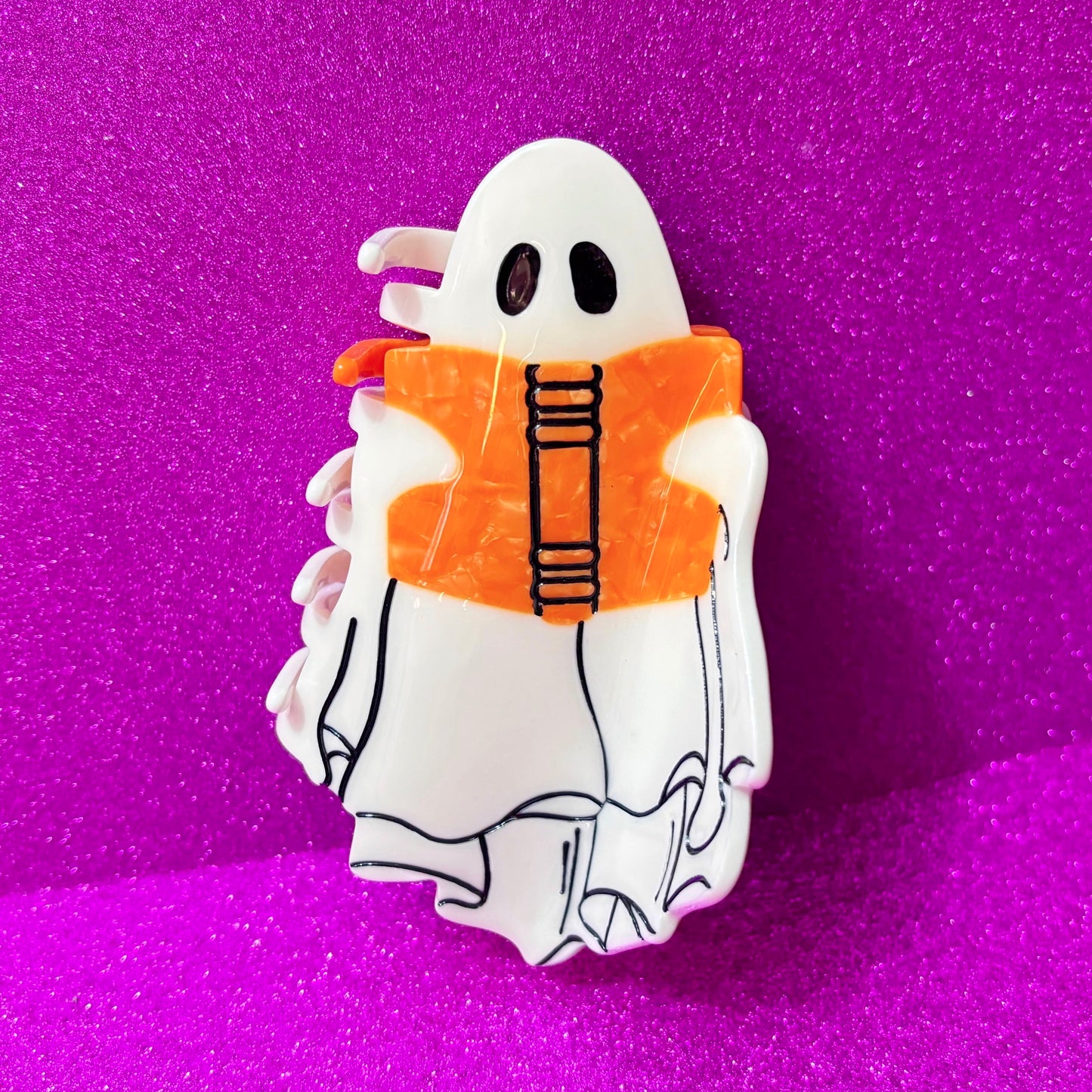 Bookish Ghost Claw Clip