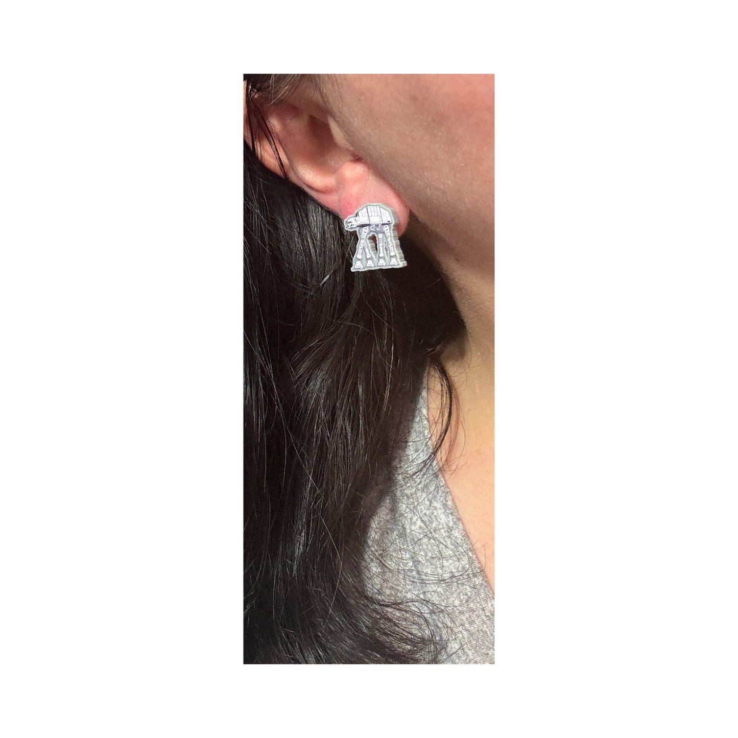 AT AT Post Earrings