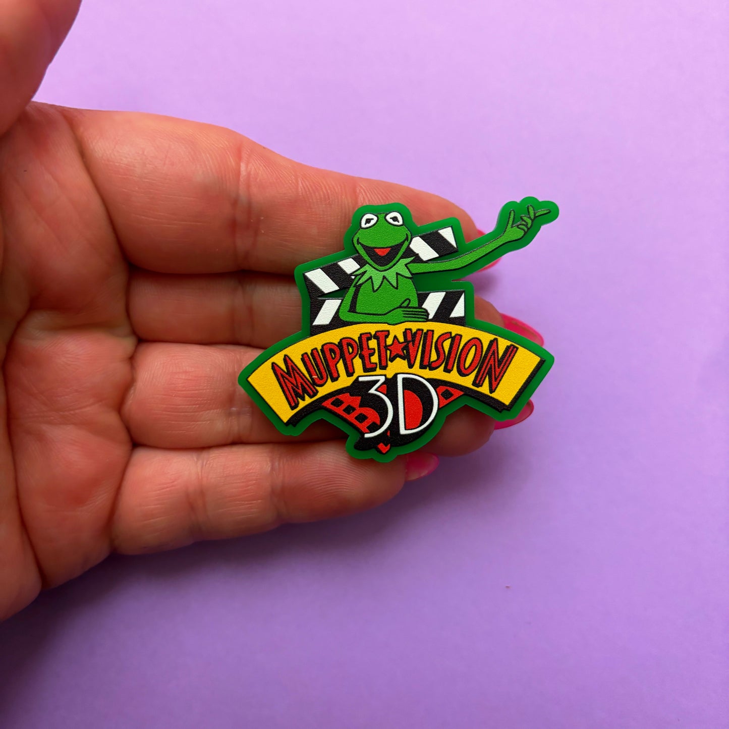 3D Puppet Show Pin