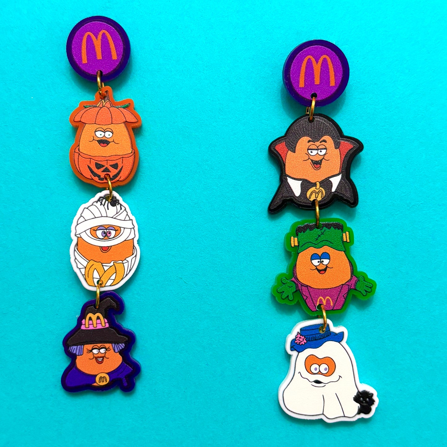 Halloween Nuggets Drop Earrings
