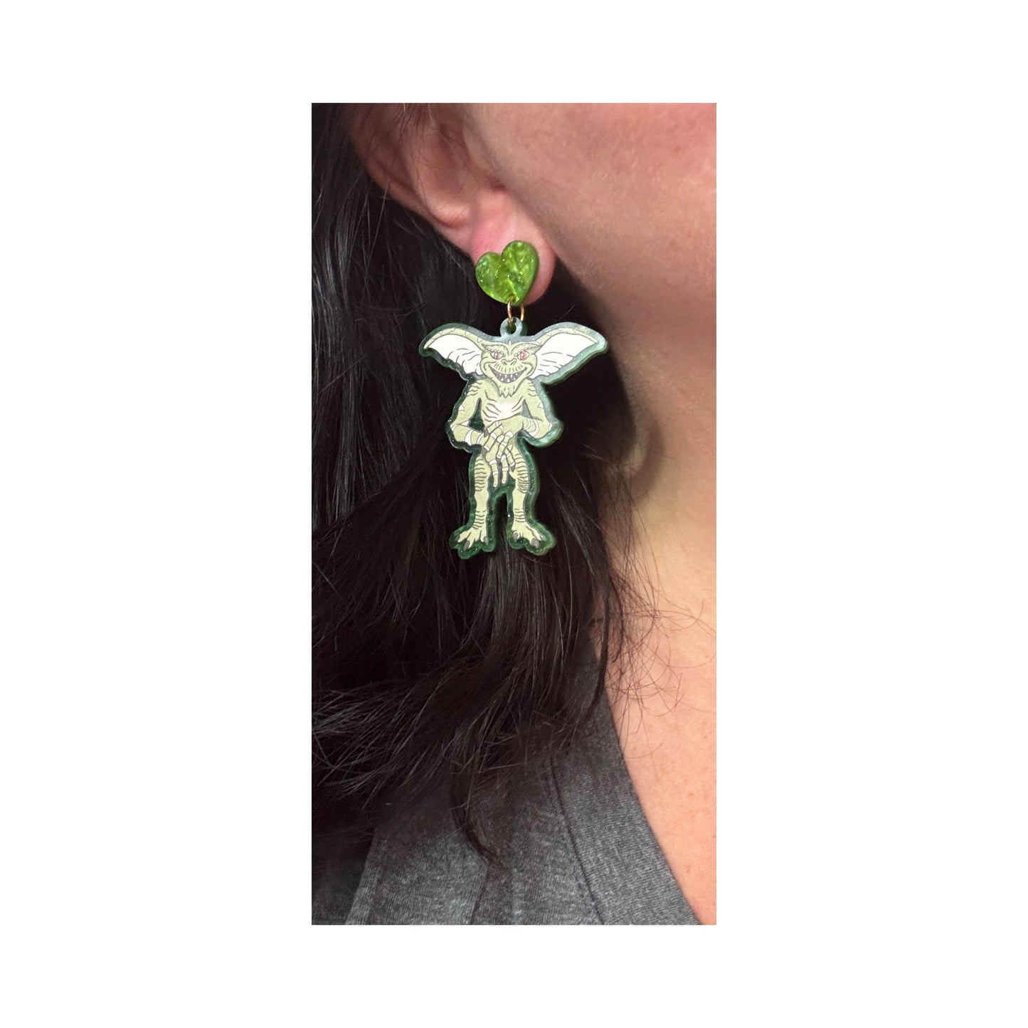 Evil Gremlin Drop Earrings