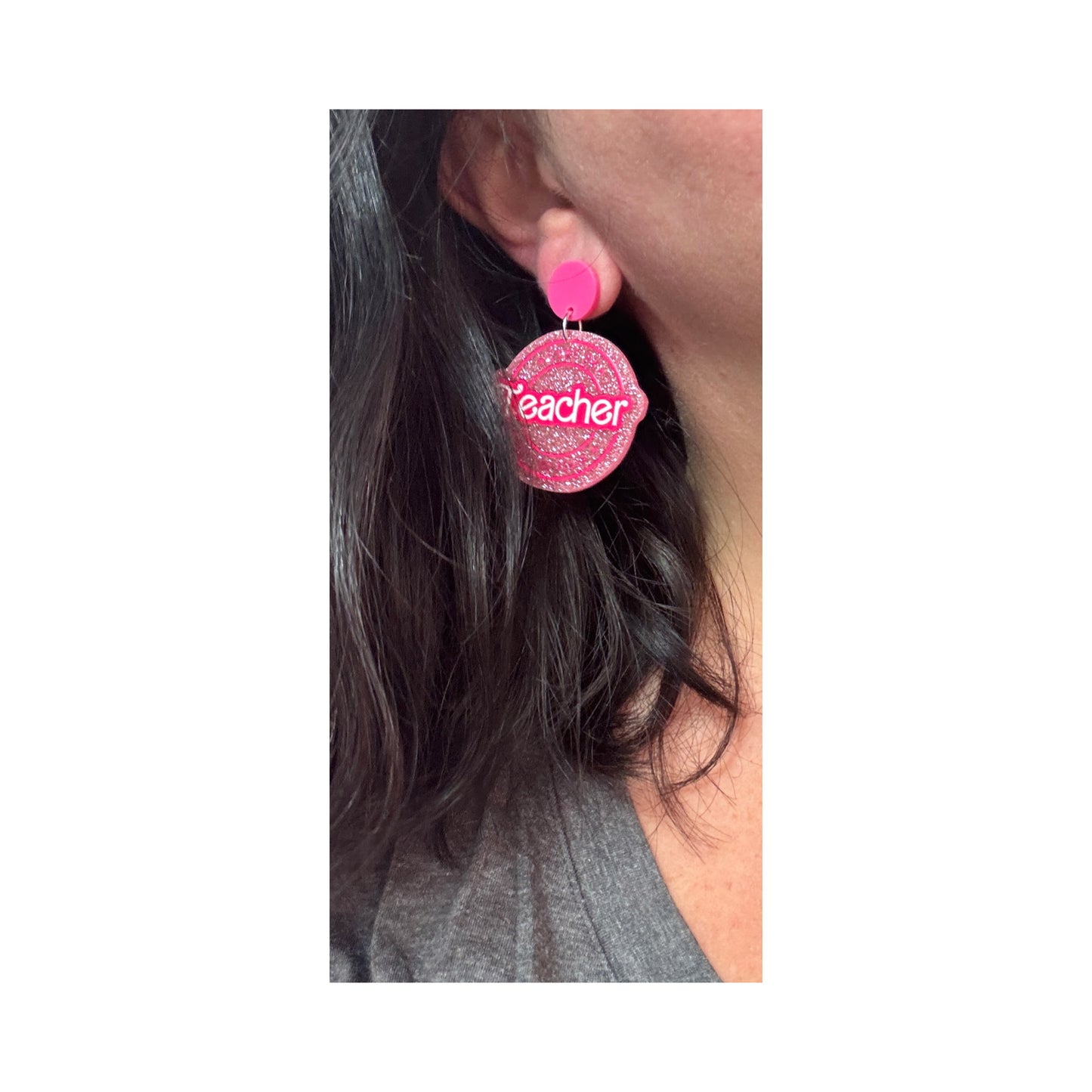 Sparkle Teacher Drop Earrings