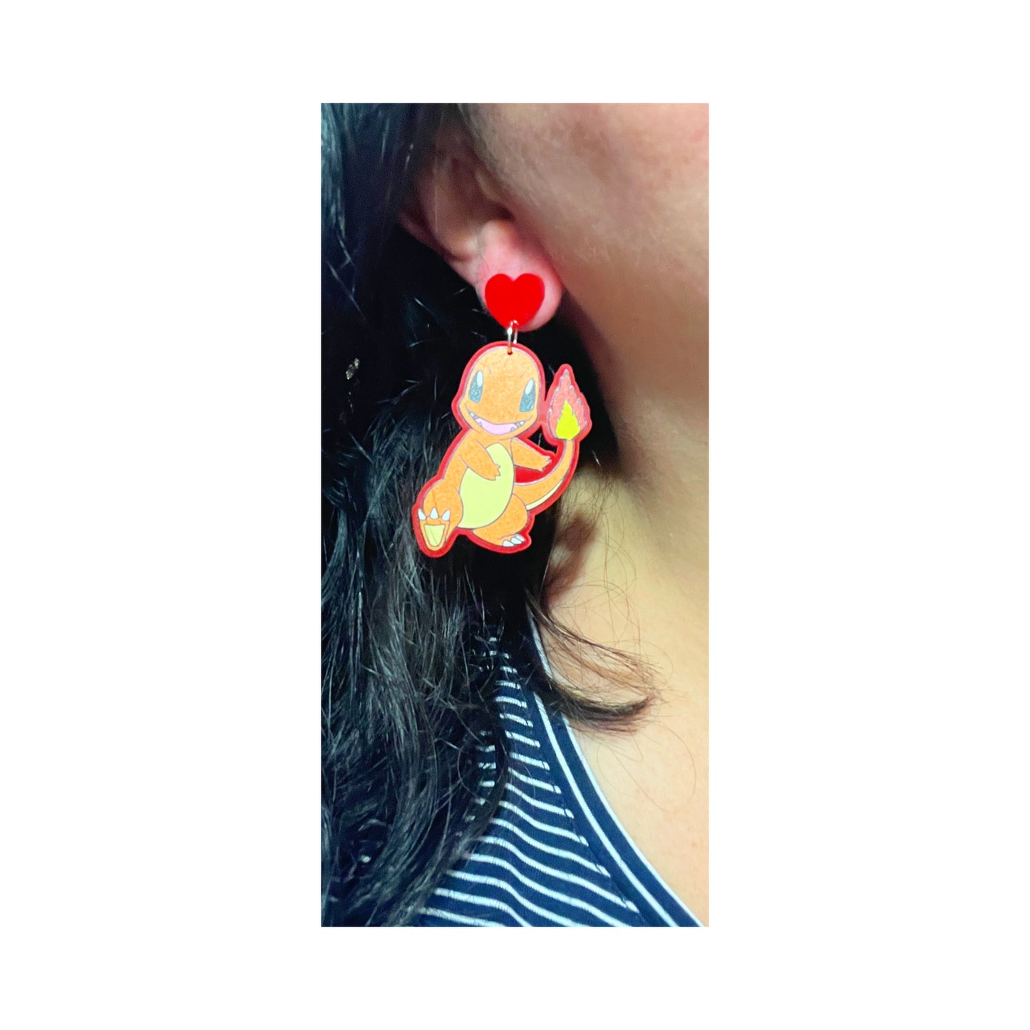Char Baby Drop Earrings