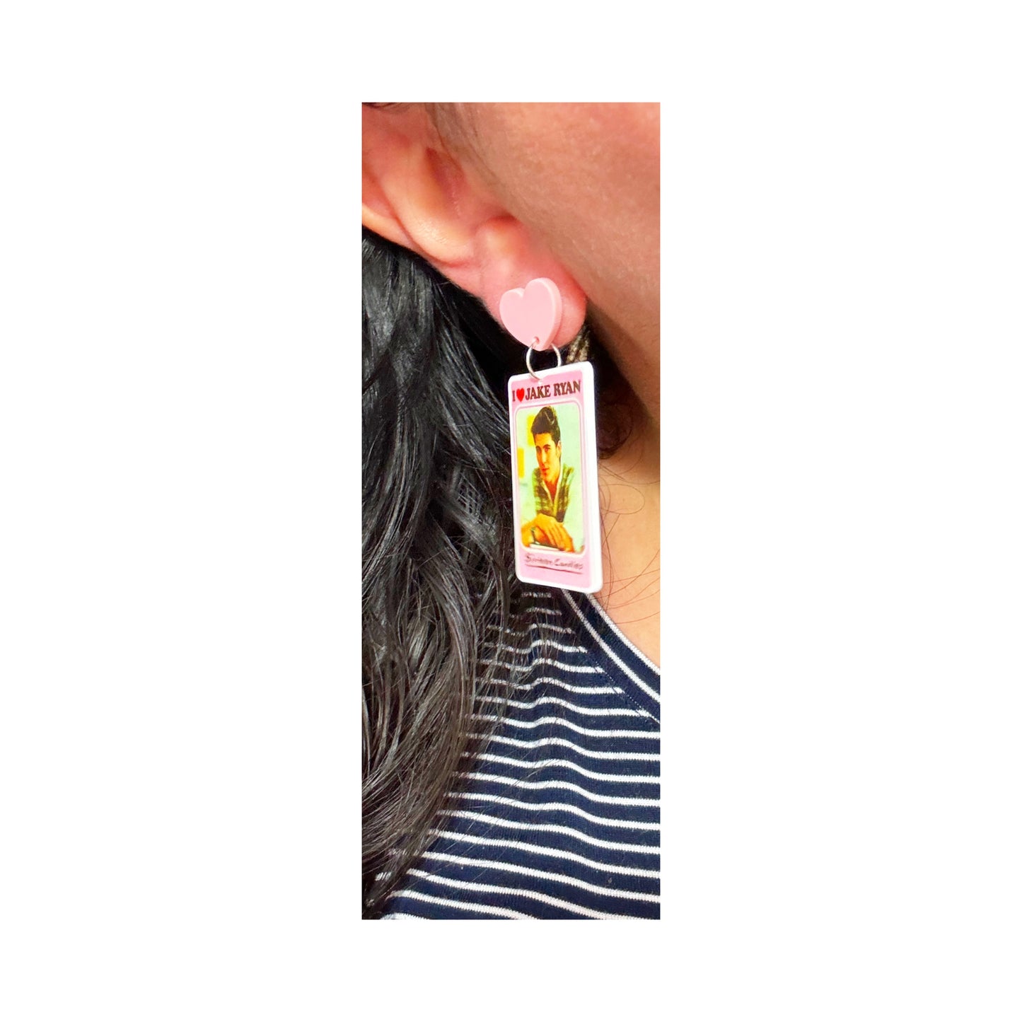 Jake Ryan Acrylic Drop Earrings