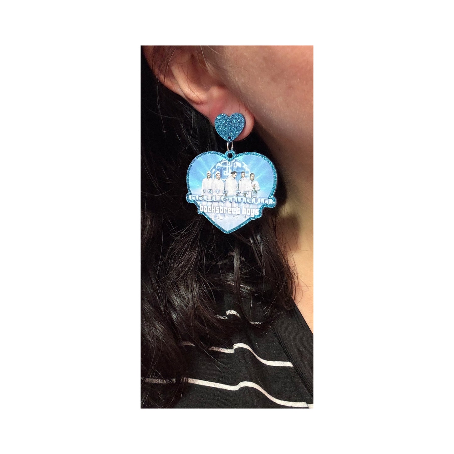 BSB Into The Millennium Heart Drop Earrings