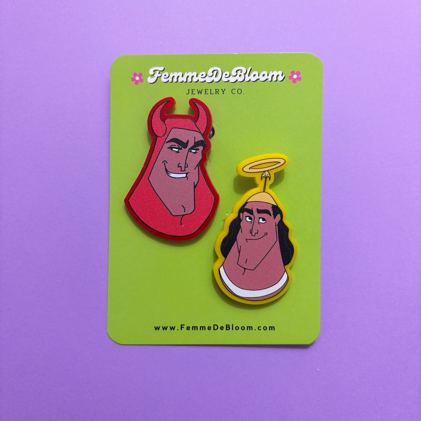 Angel/Devil Kronk Pin Set