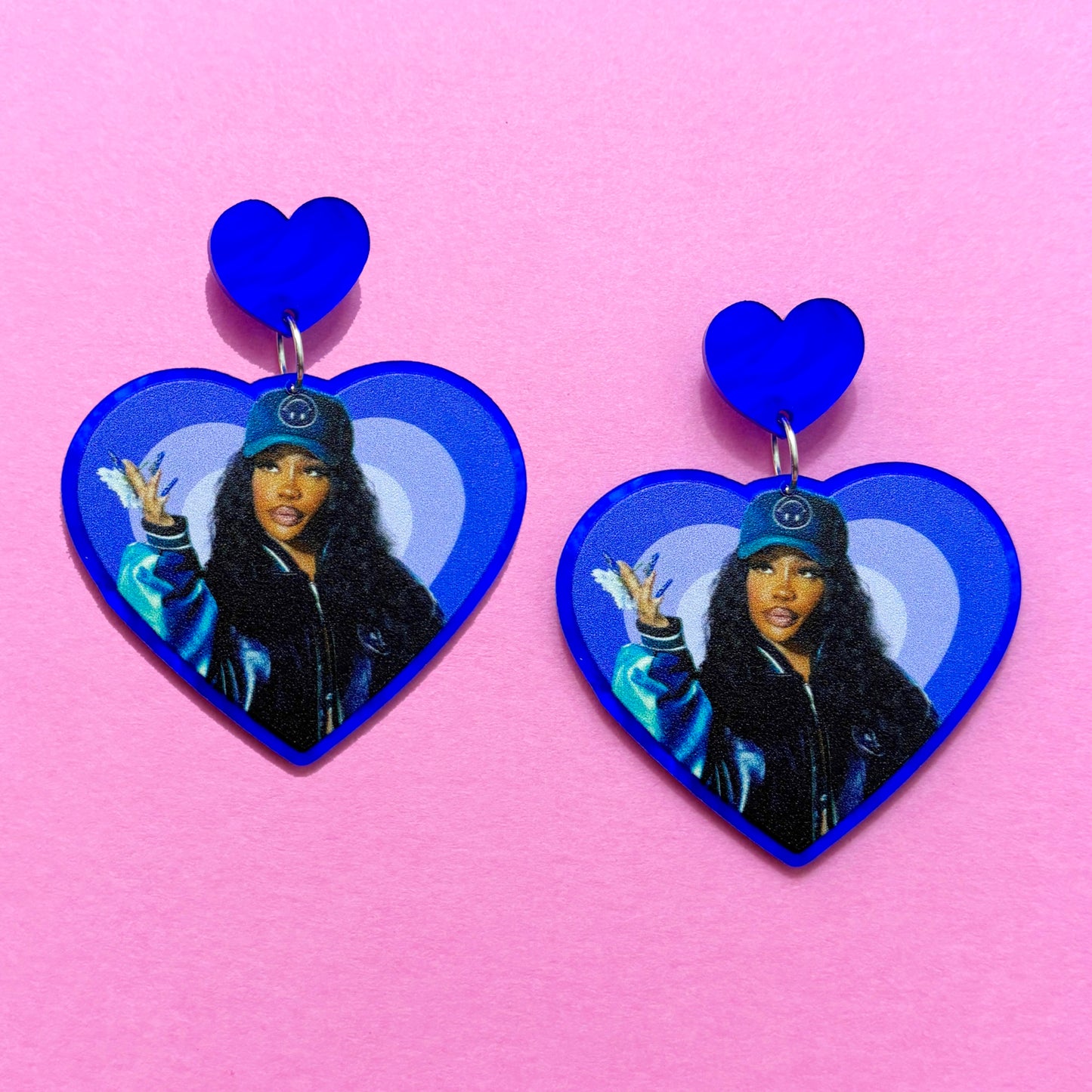 Sza Heart Drop Earrings