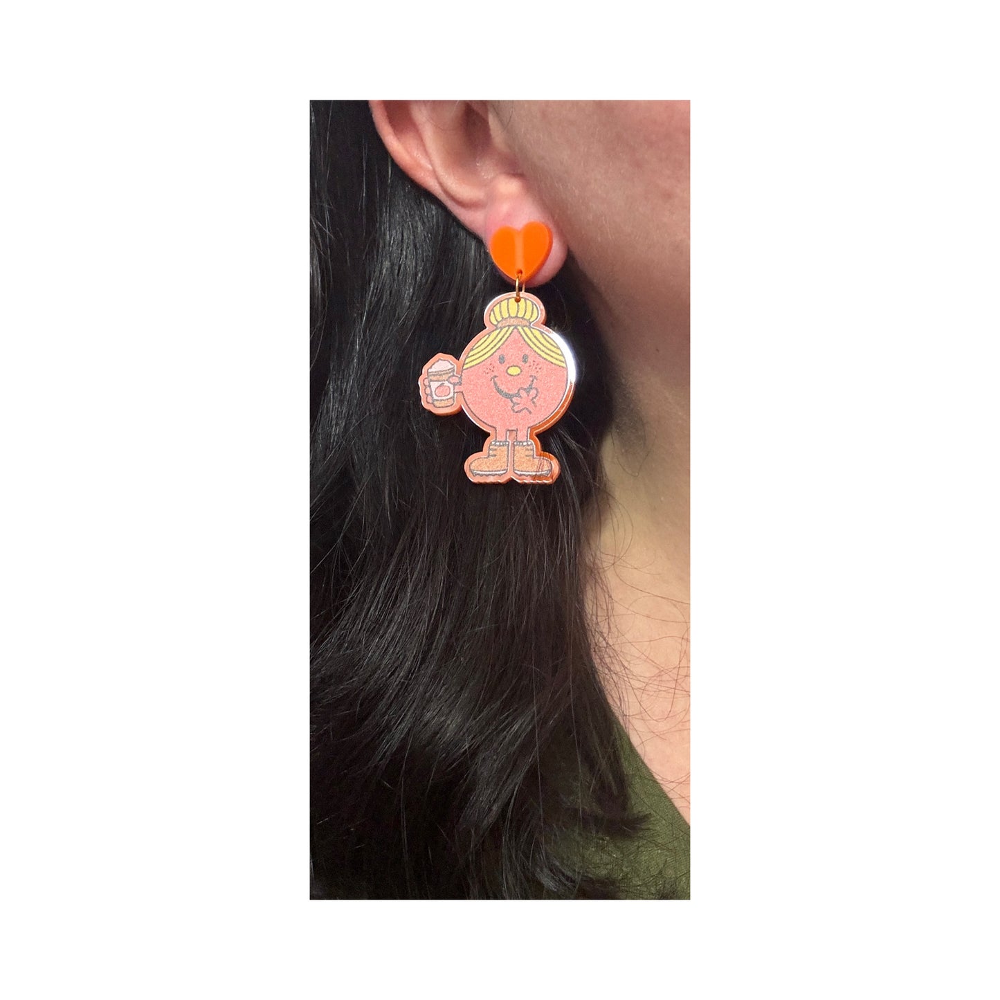 Little Miss Pumpkin Spice Drop Earrings