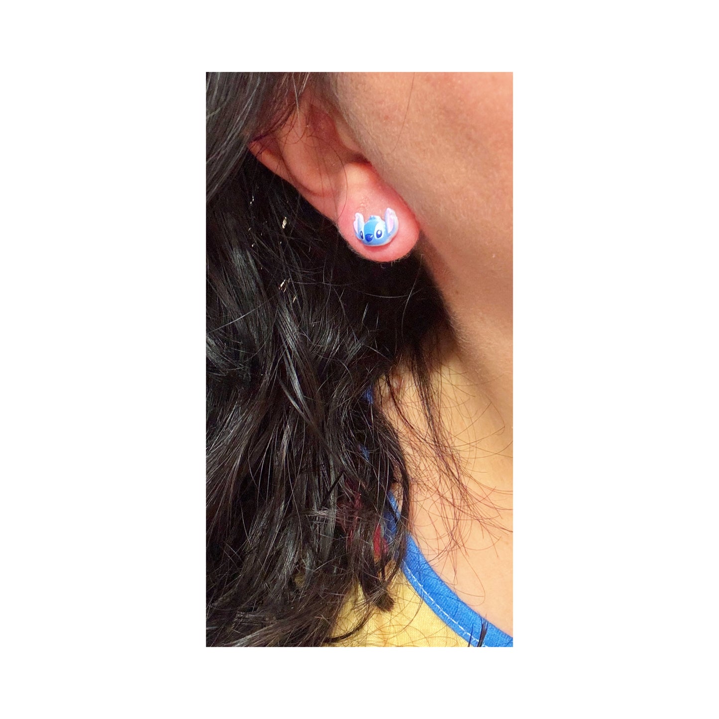 Mini Stitch Post Earrings