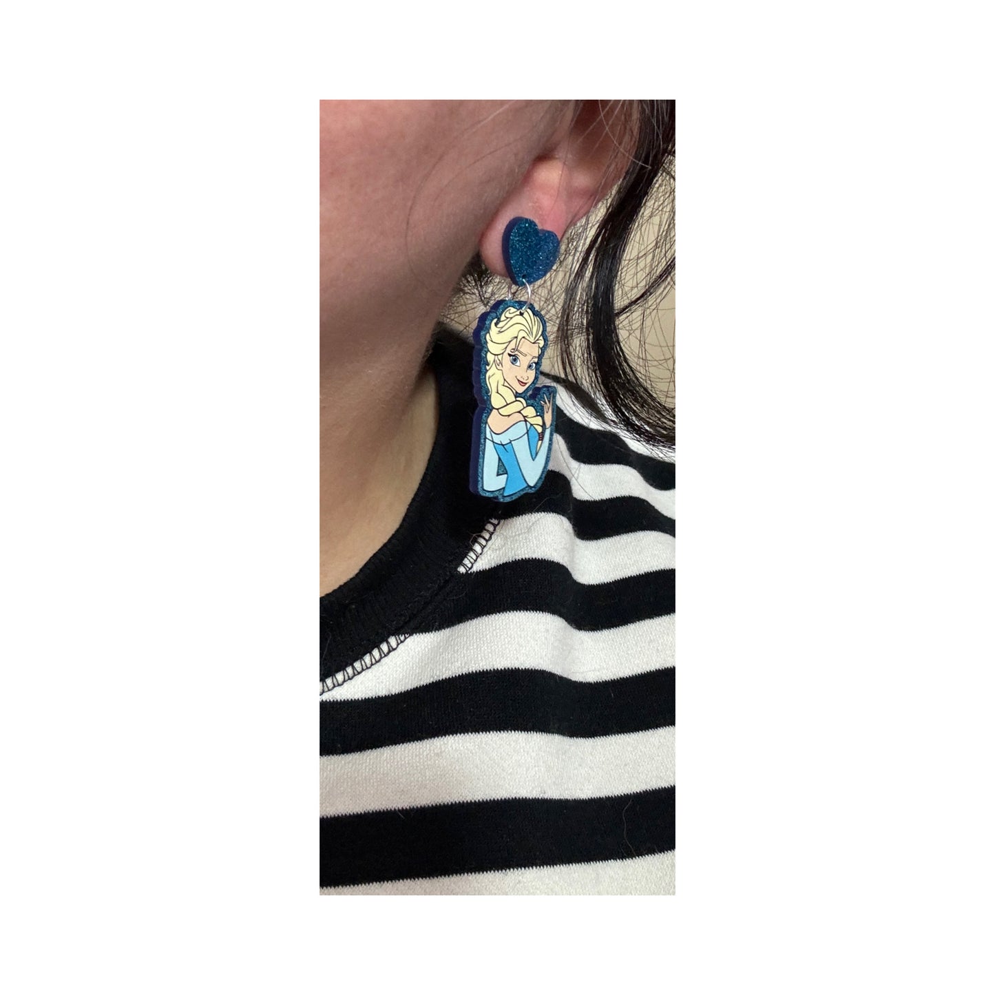 Frozen Sisters Drop Earrings