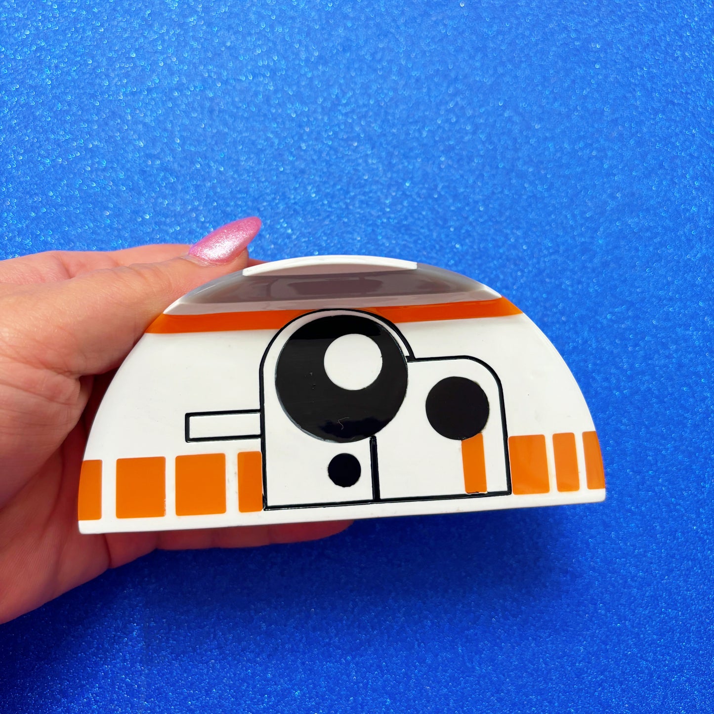 Orange Droid Claw Clip