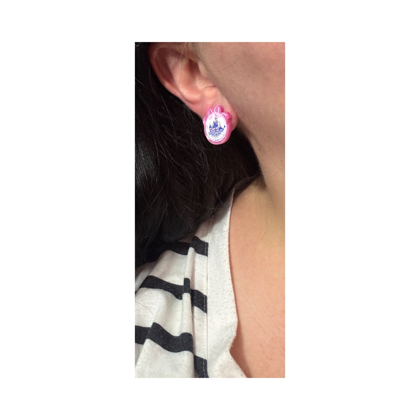 Beauty’s Castle Cameo Post Earrings