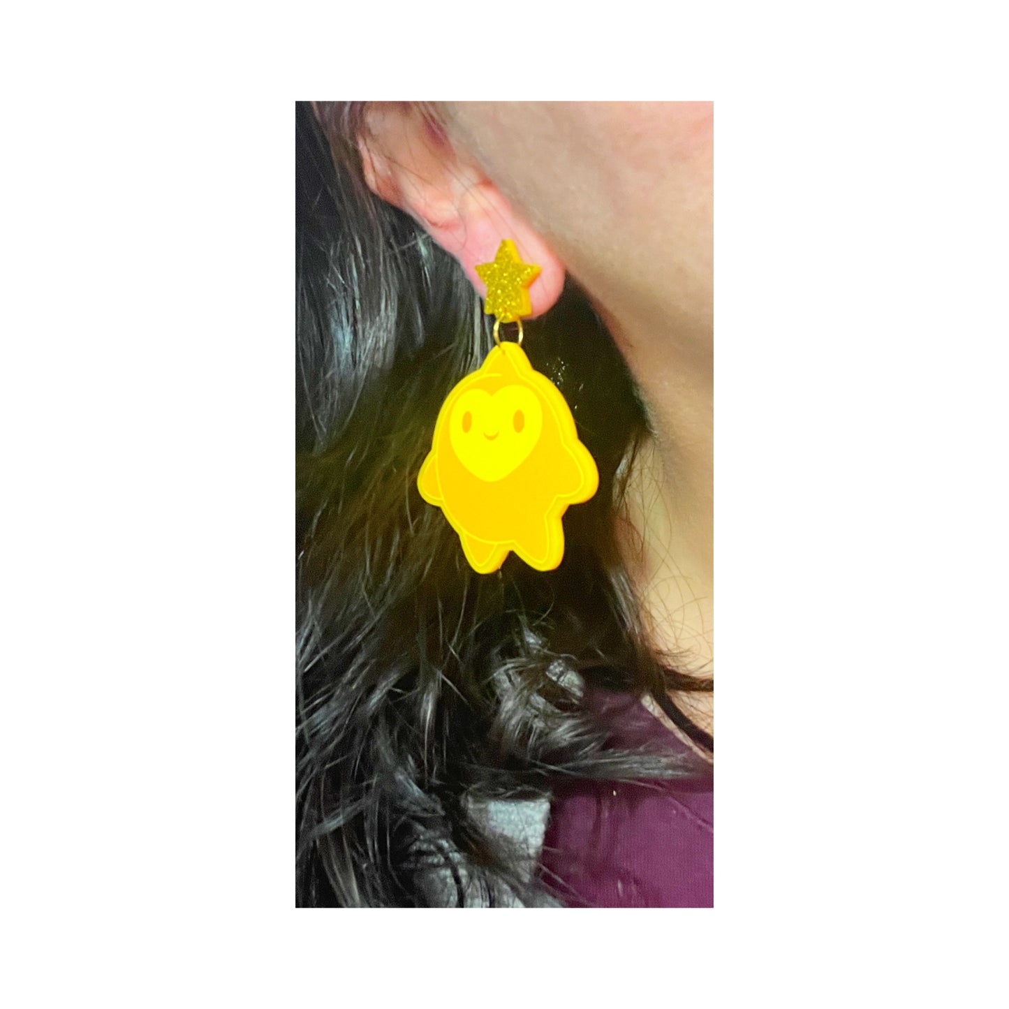 Wish Star Drop Earrings