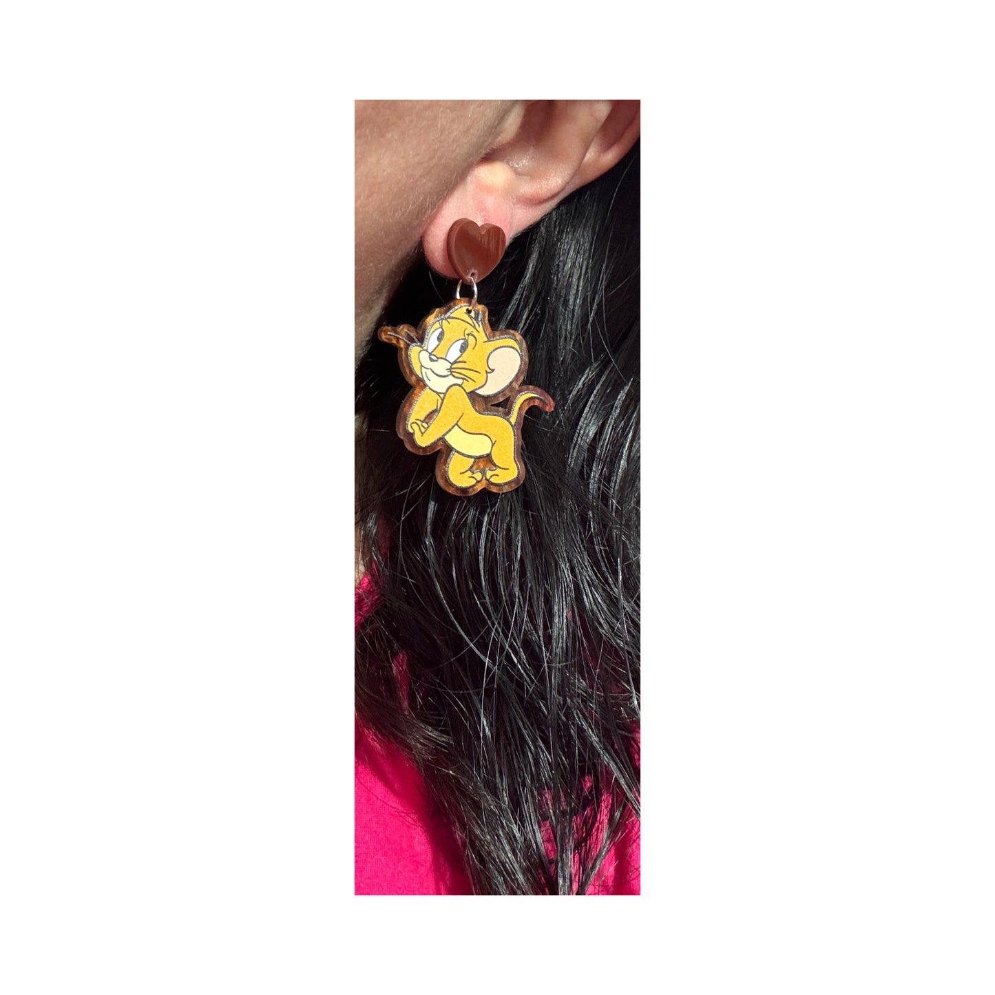 Cat & Mouse Drop Earrings