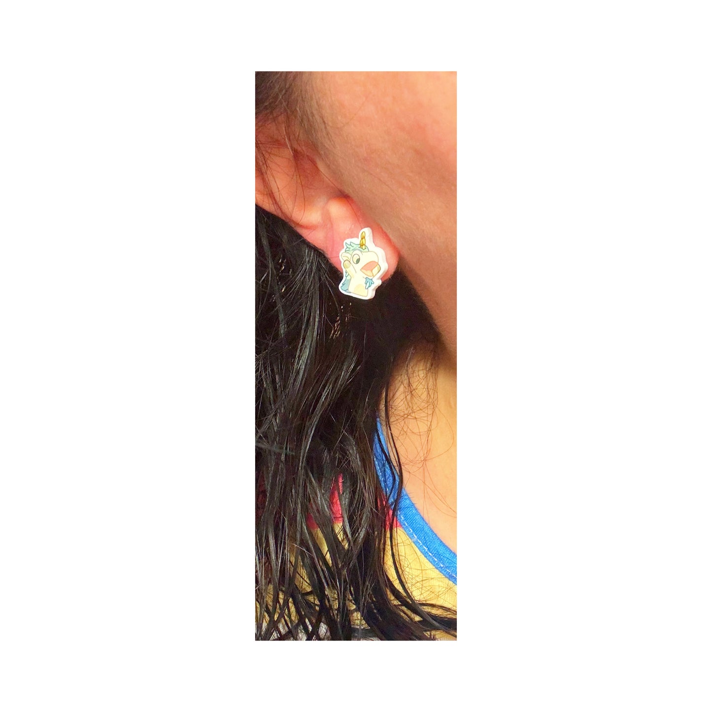 Unicorse Post Earrings