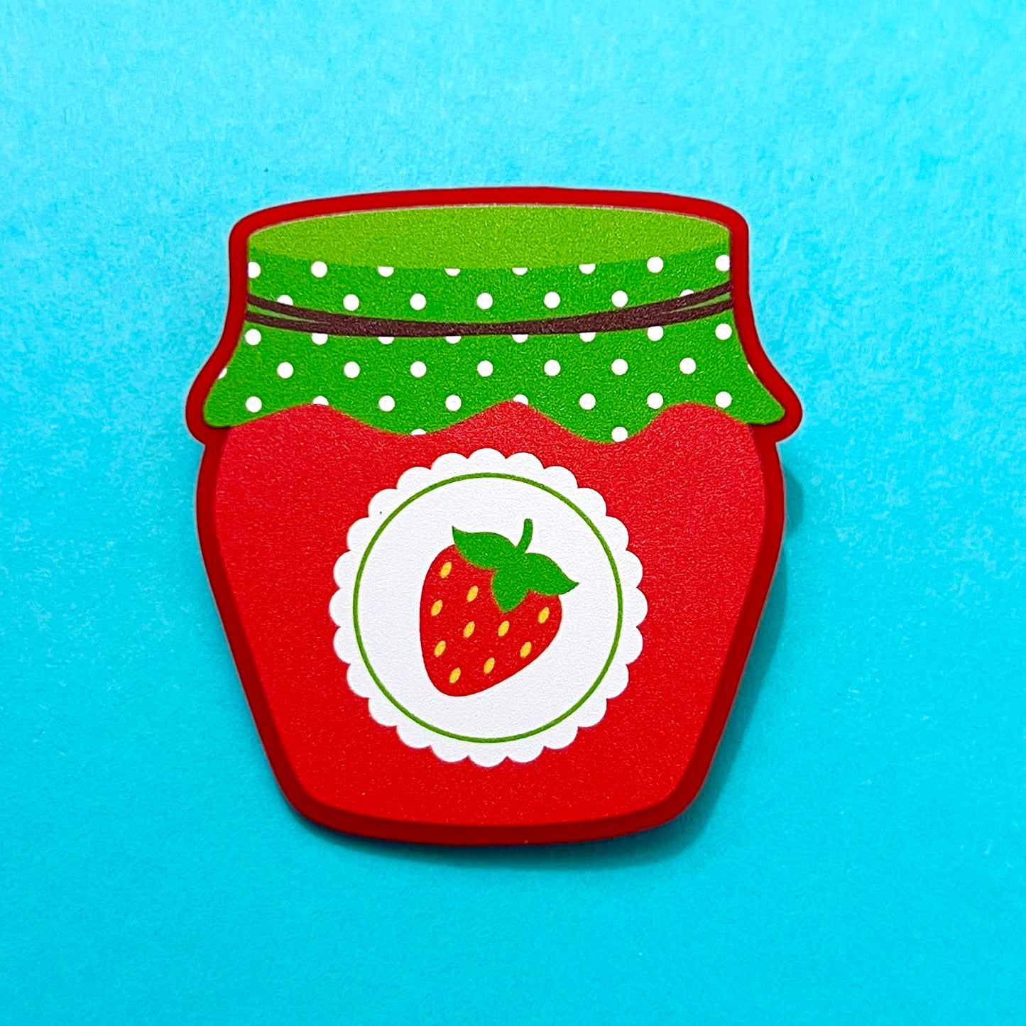 Strawberry Jam Brooch Pin