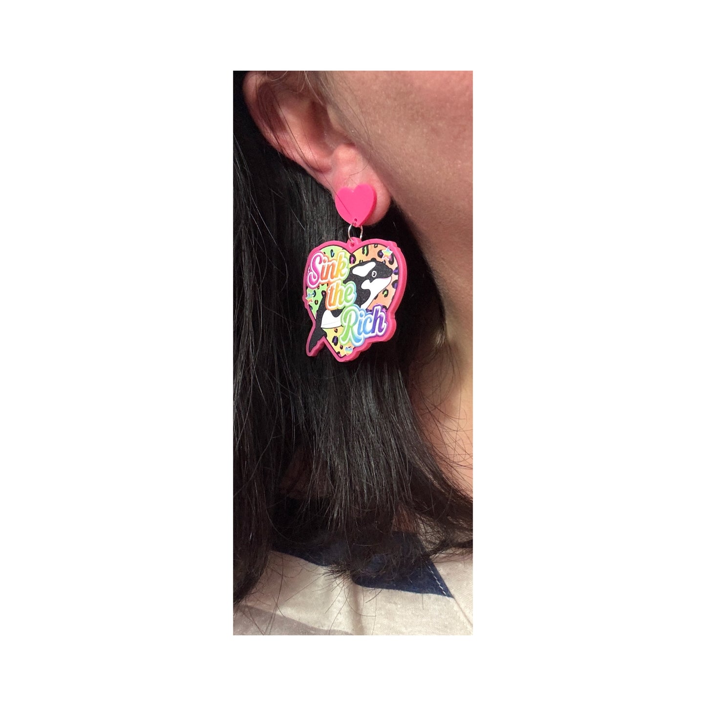 Sink The Rich Drop Earrings