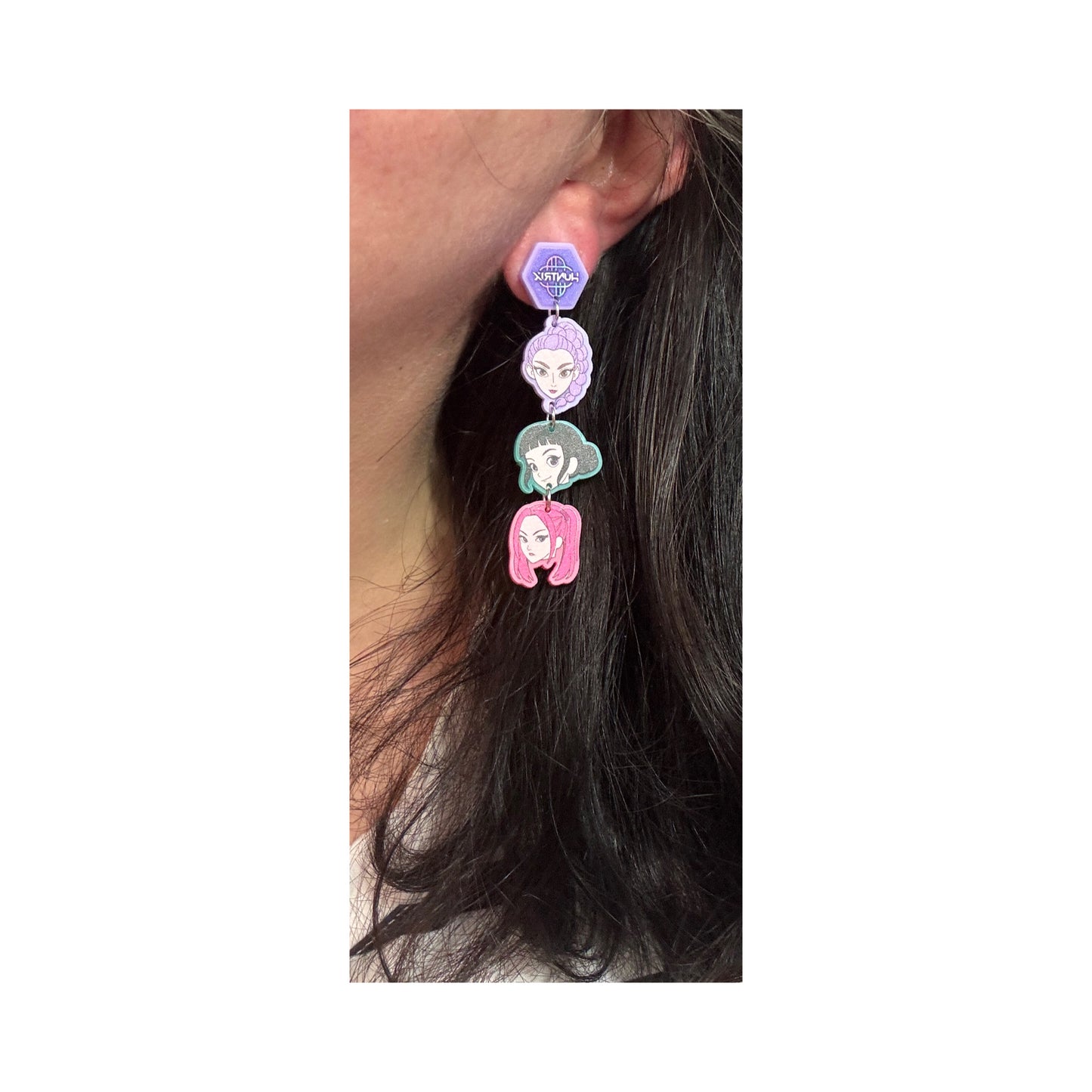 K-Pop Hunters Tiered Drop Earrings