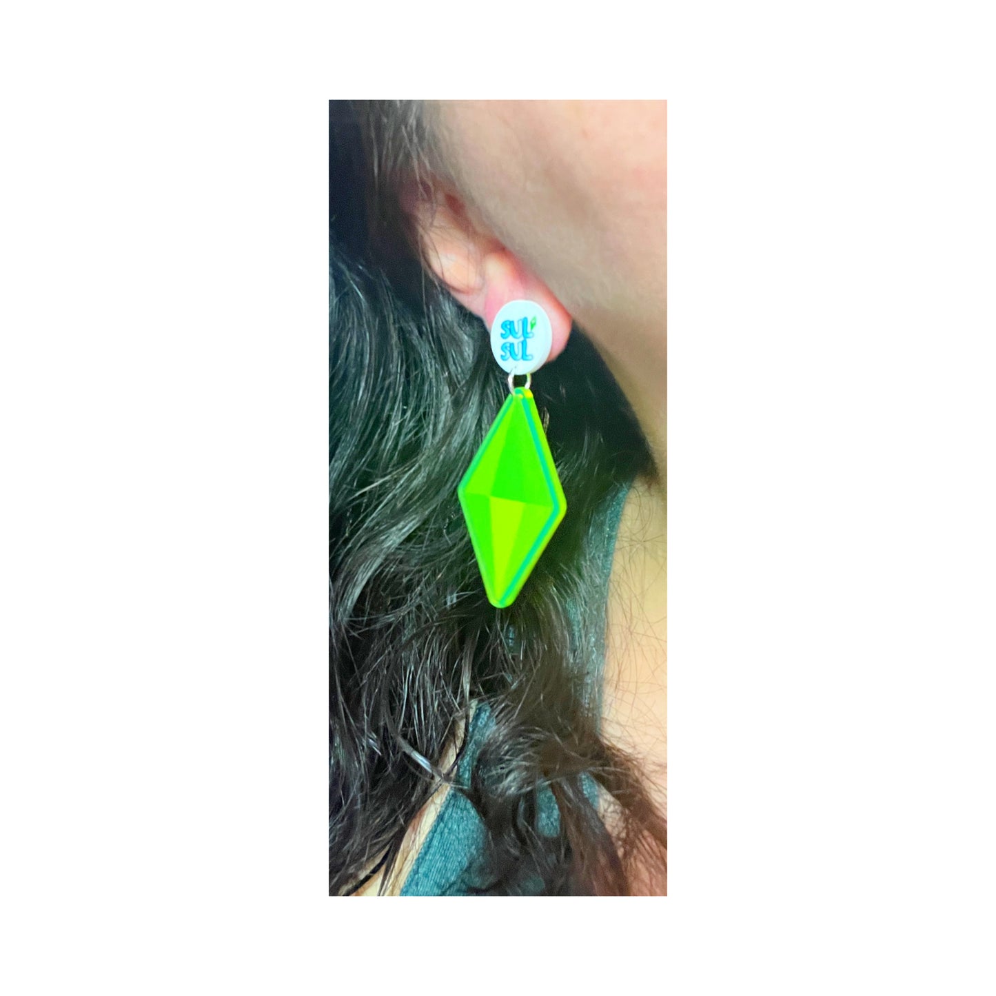 Plumbob Drop Earrings