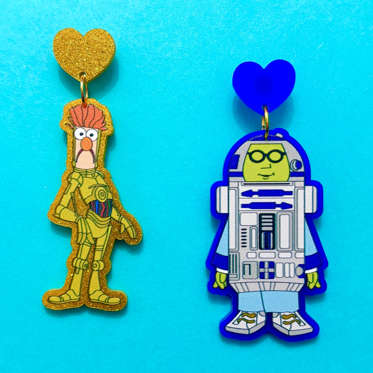 Bunsen Bros Droids Drop Earrings