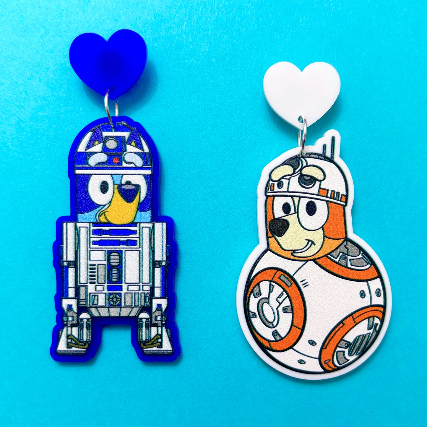 Droid Heeler Sisters Drop Earrings