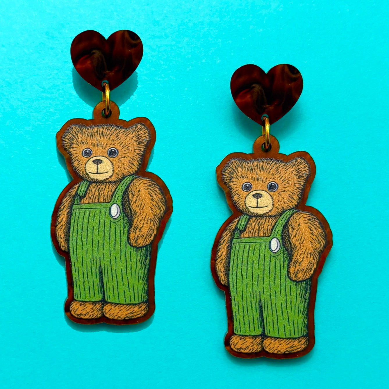 Corduroy Drop Earrings