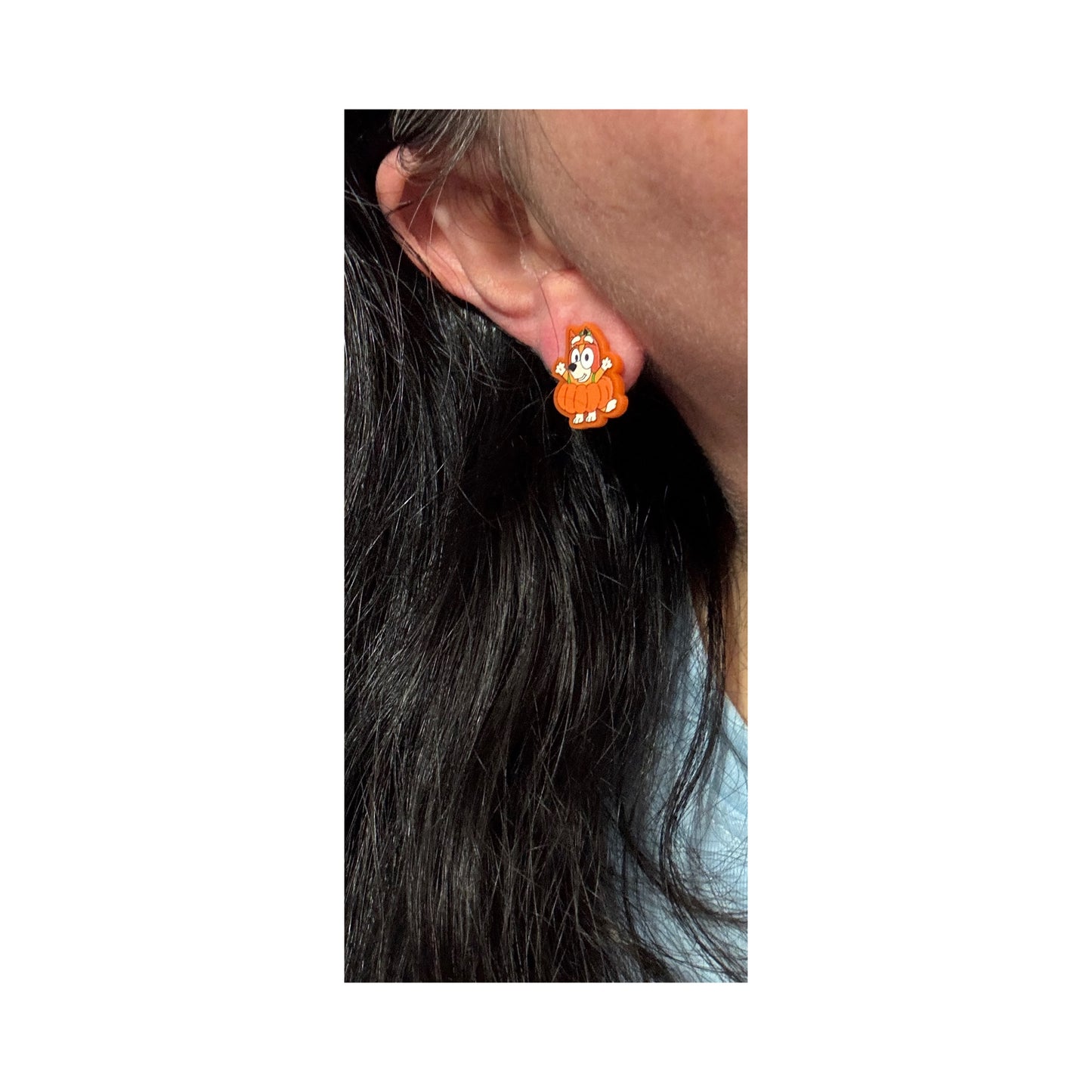 Halloween Heeler Sisters Post Earrings