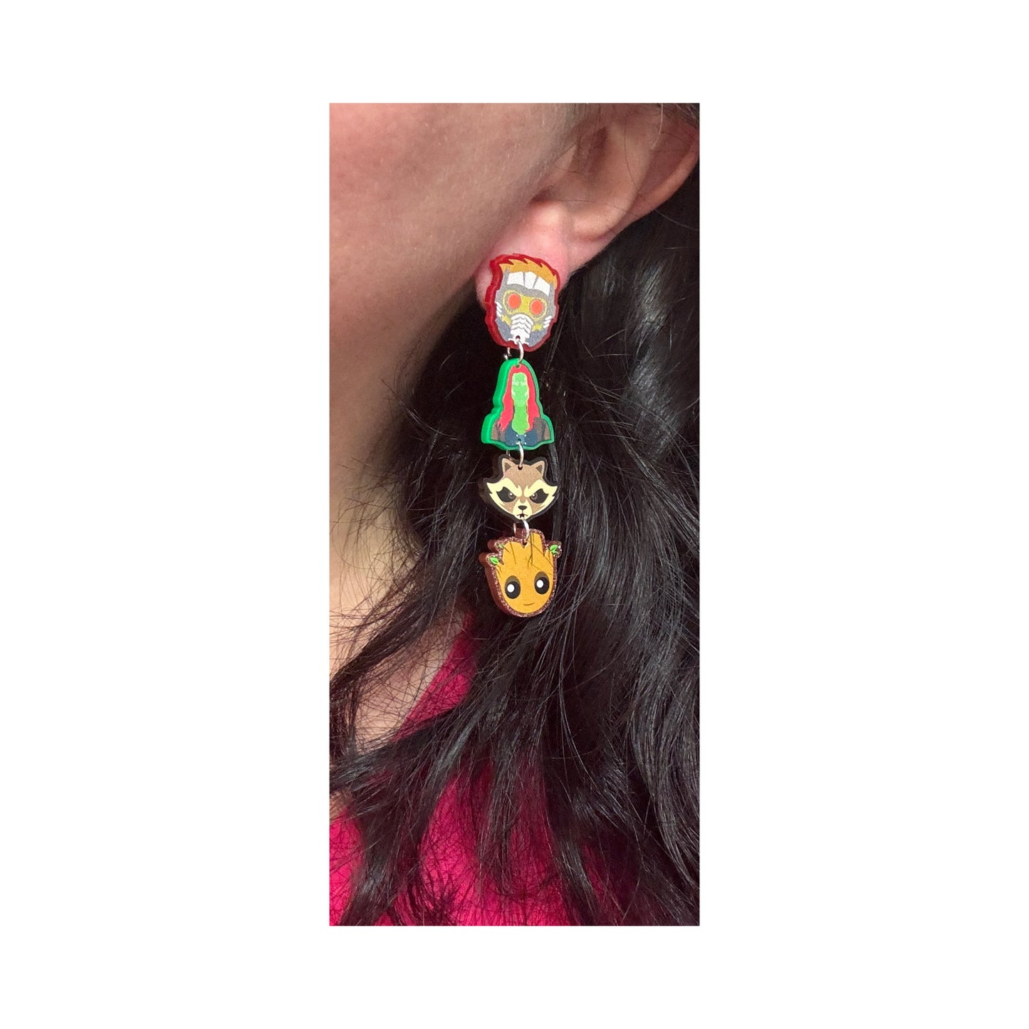 Guardians Tiered Drop Earrings