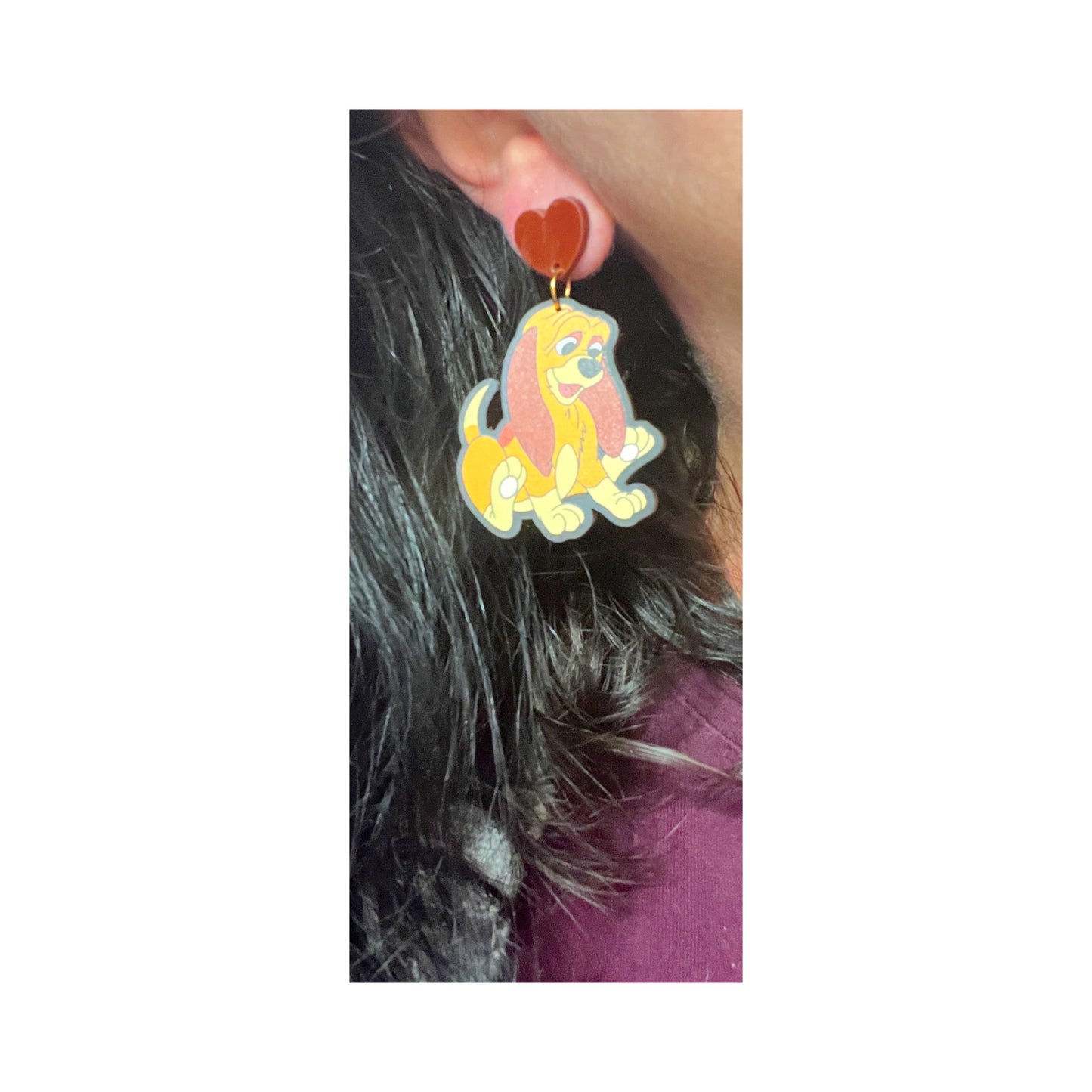 Tod & Copper Drop Earrings