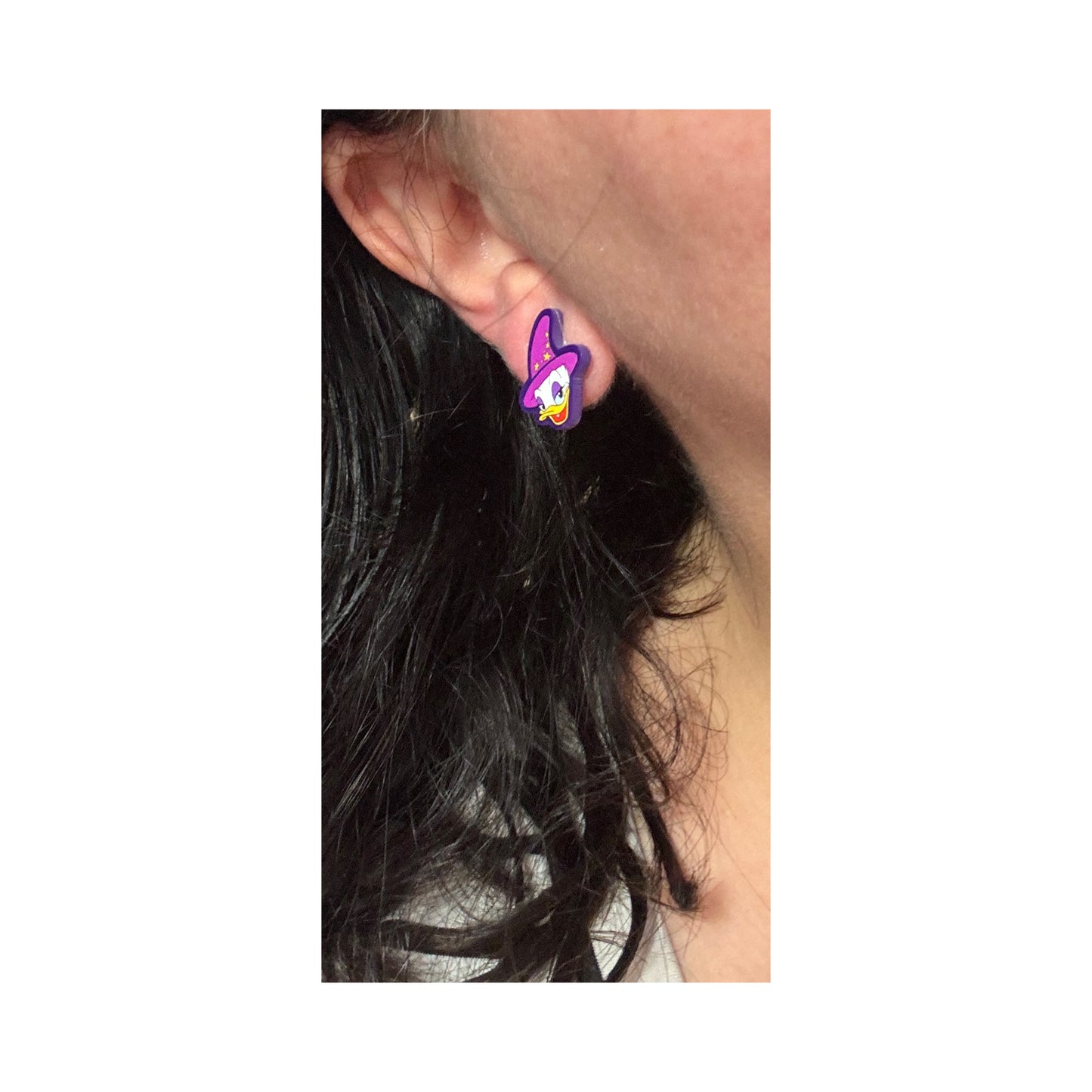 Witchy Duck Post Earrings